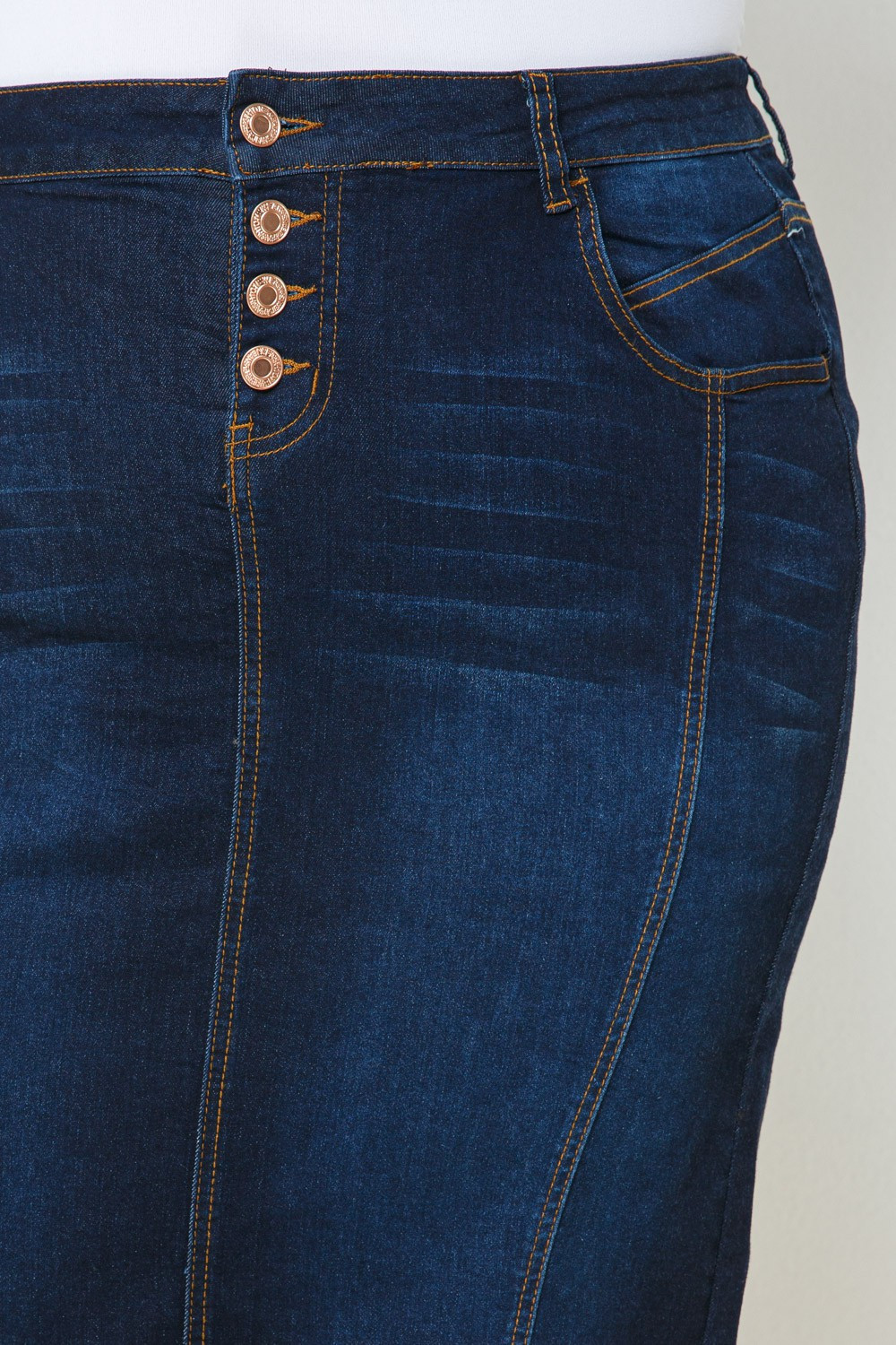 Denim Skirt Plus Size