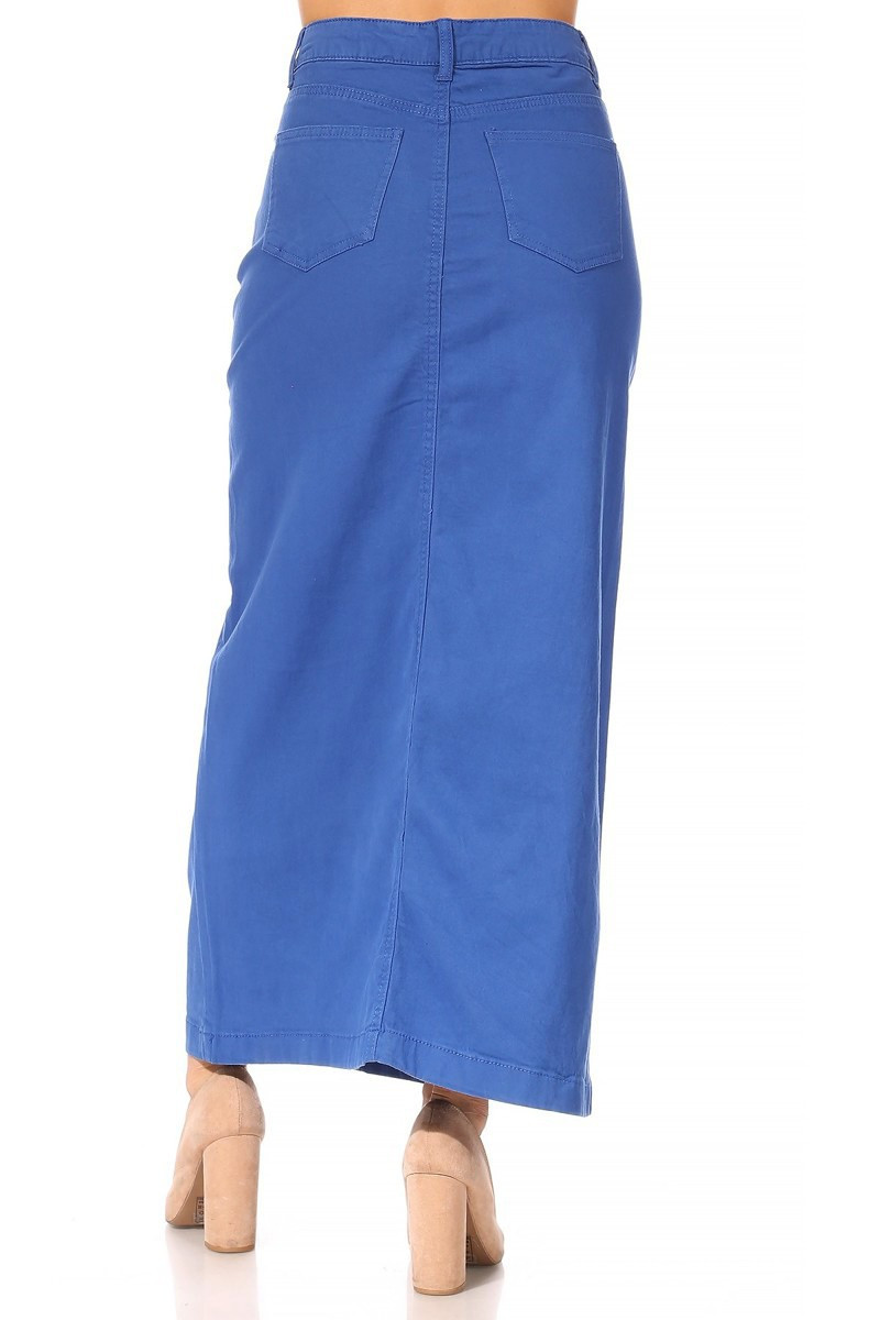 Denim Long Skirt