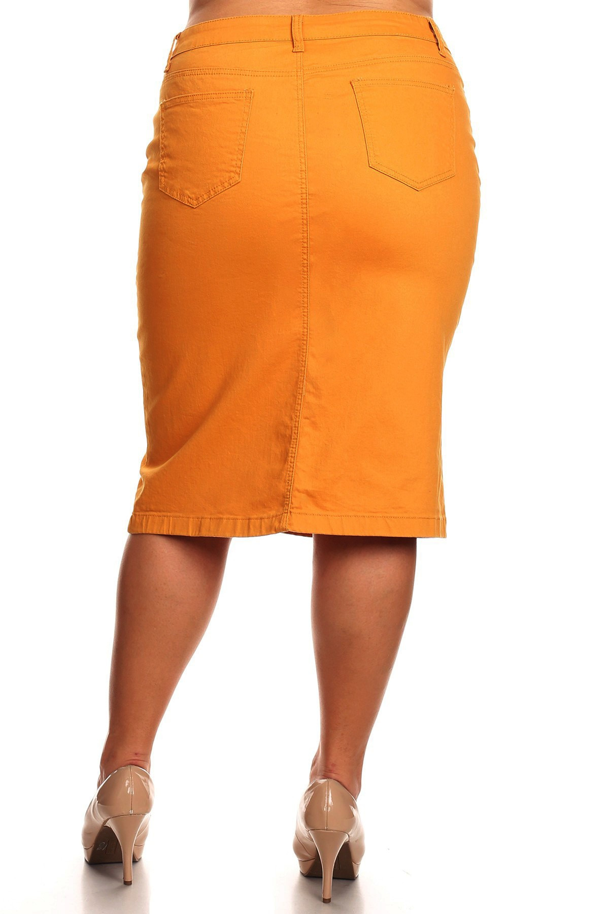 Denim Skirt Plus Size