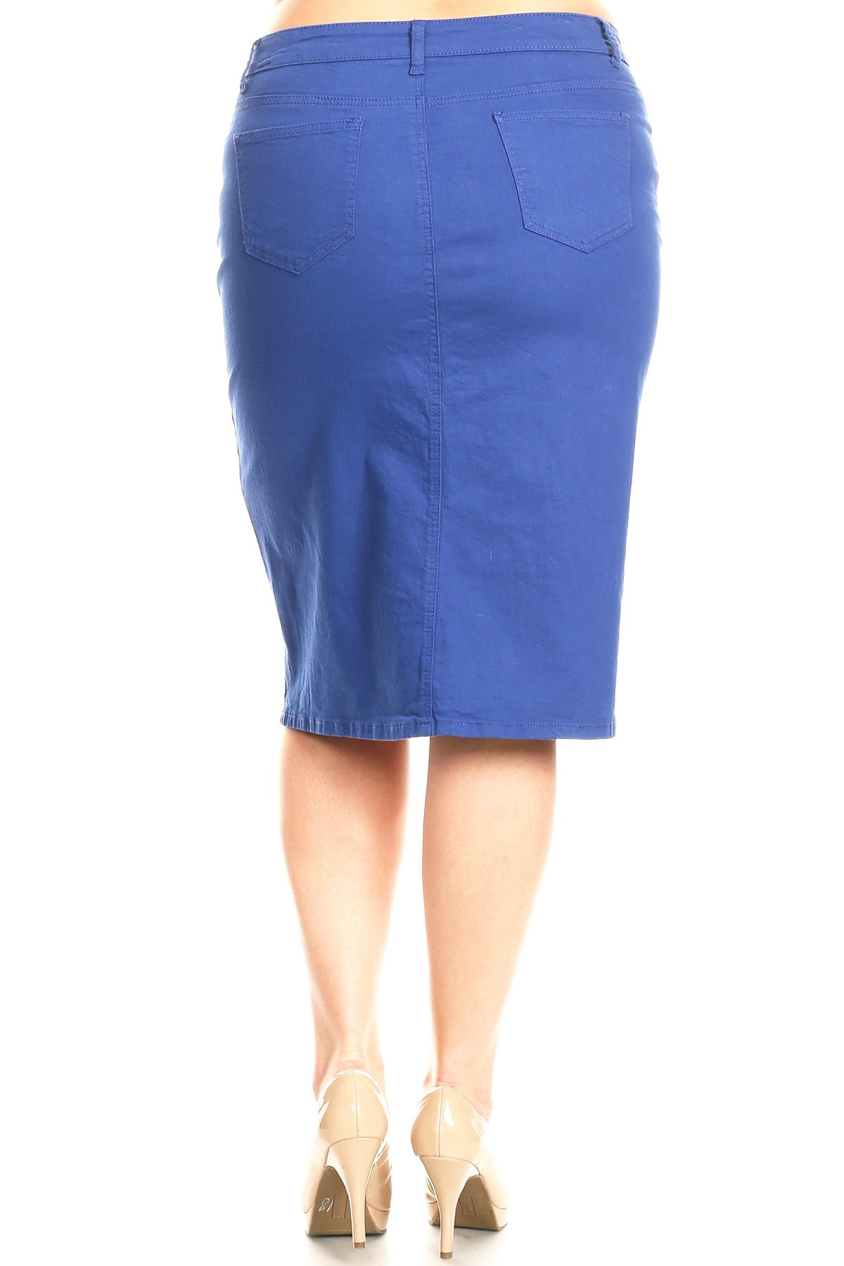 Denim Skirt Plus Size