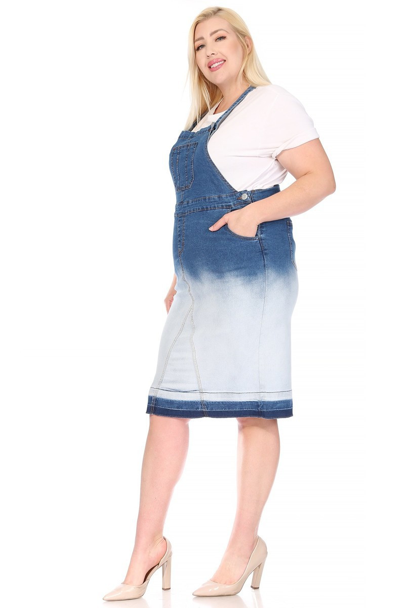 Denim Skirt Plus Size