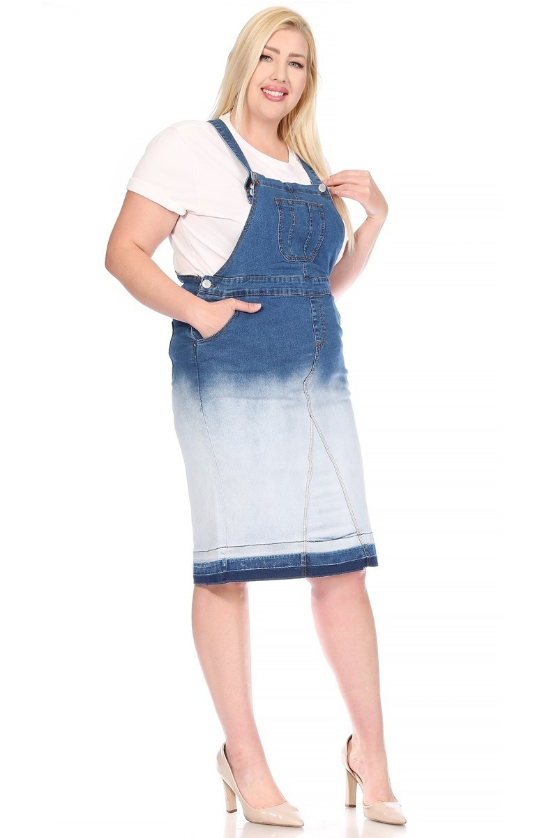 Denim Skirt Plus Size
