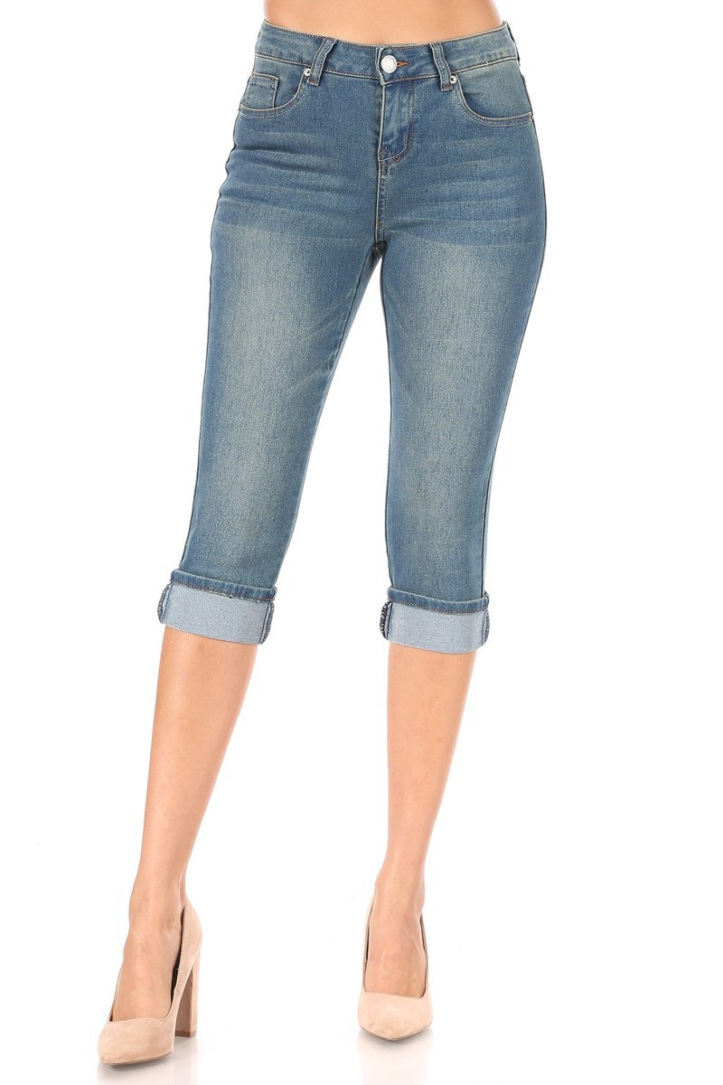 Denim Capri