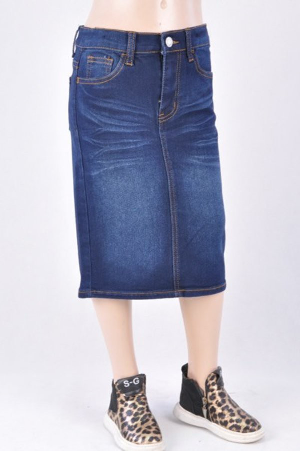Girl Denim Skirt