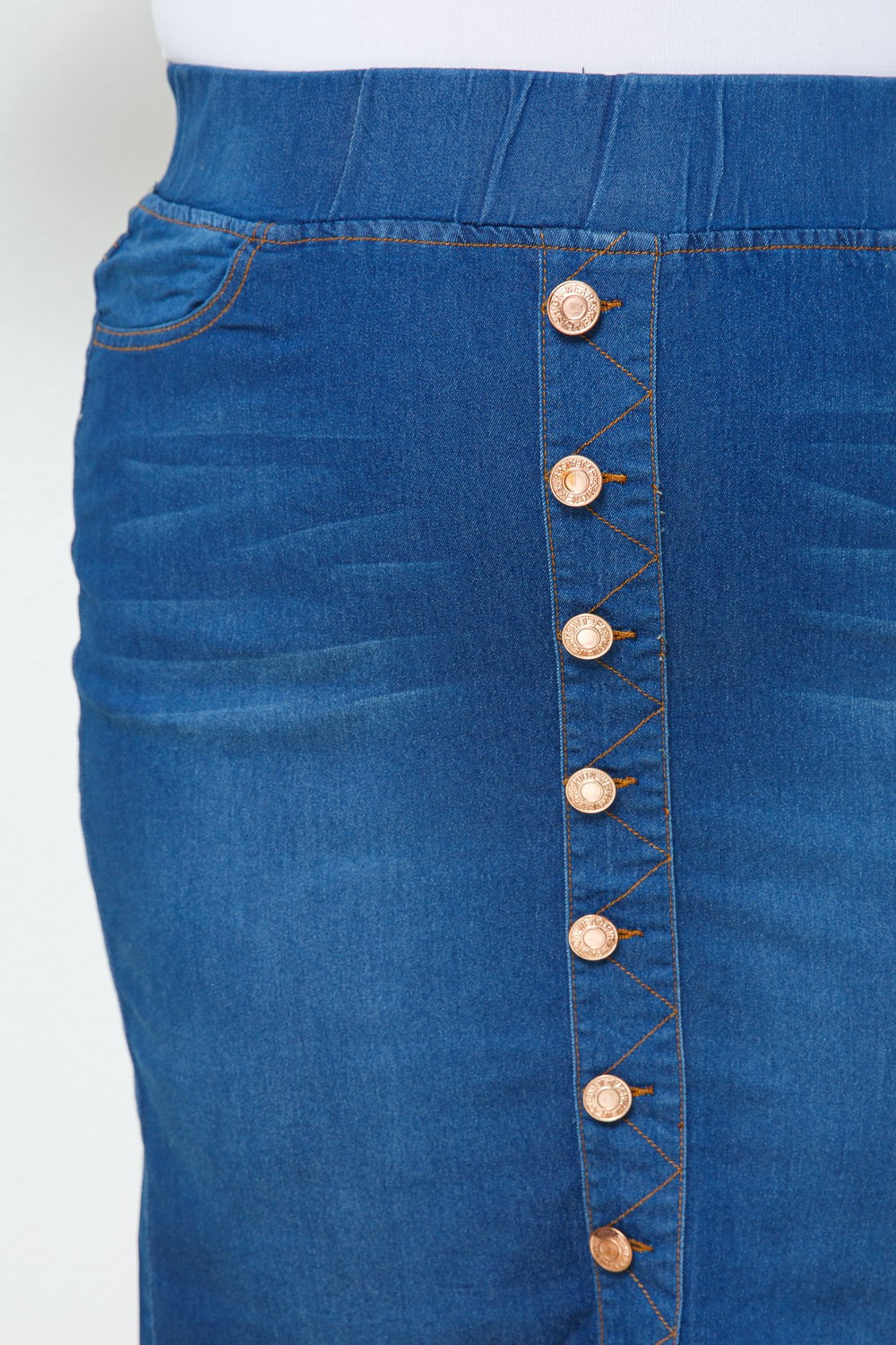 Denim Skirt Plus Size