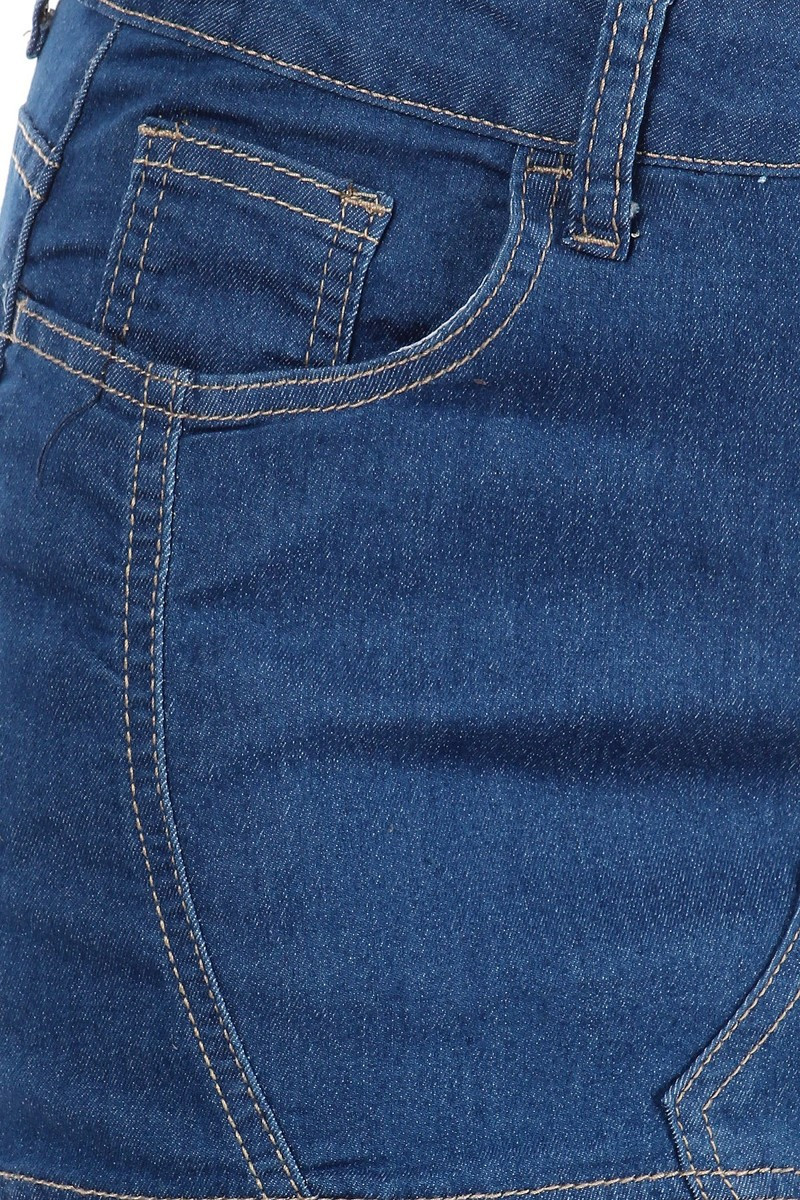 Denim Long Skirt