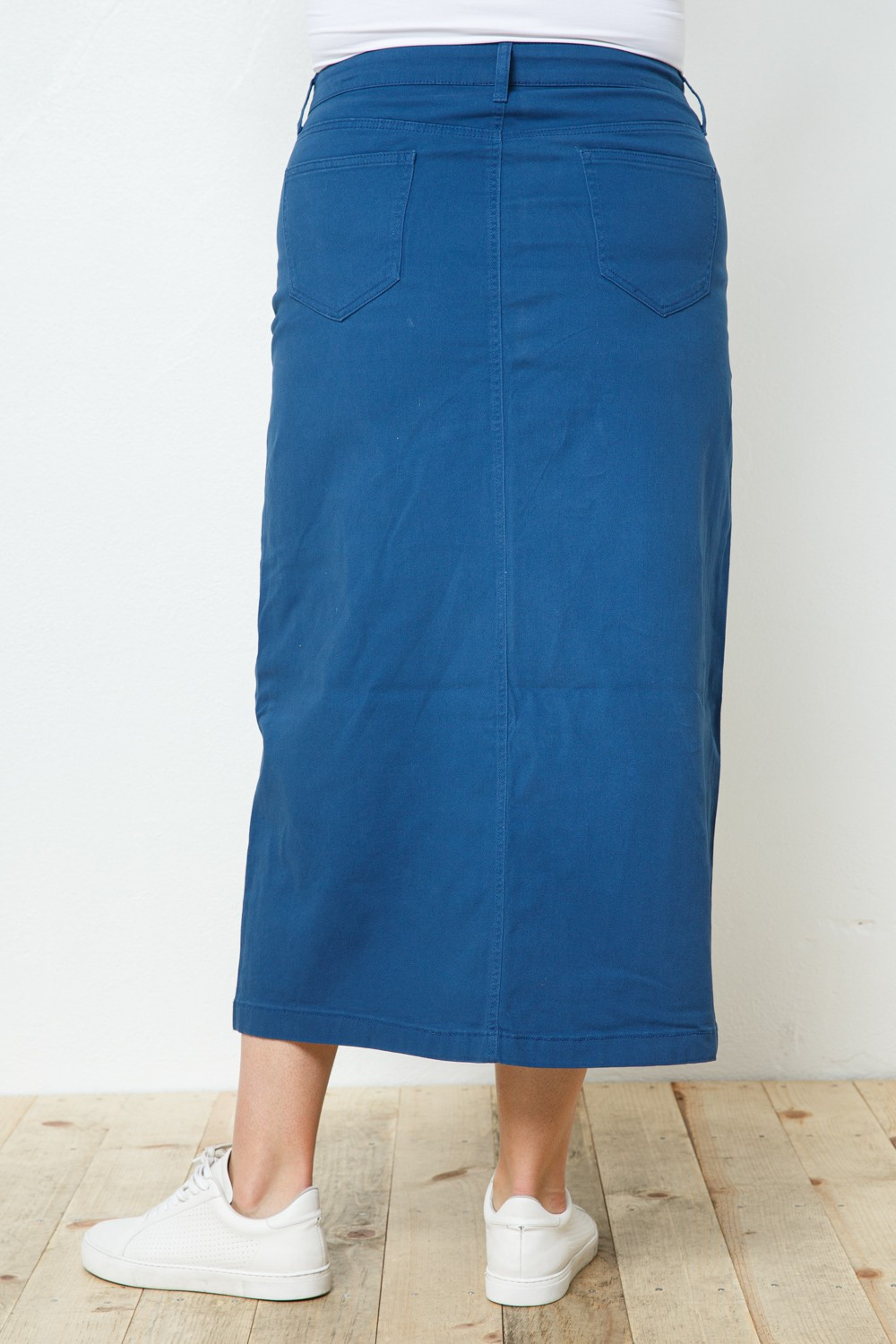 Denim Long Skirt Plus Size