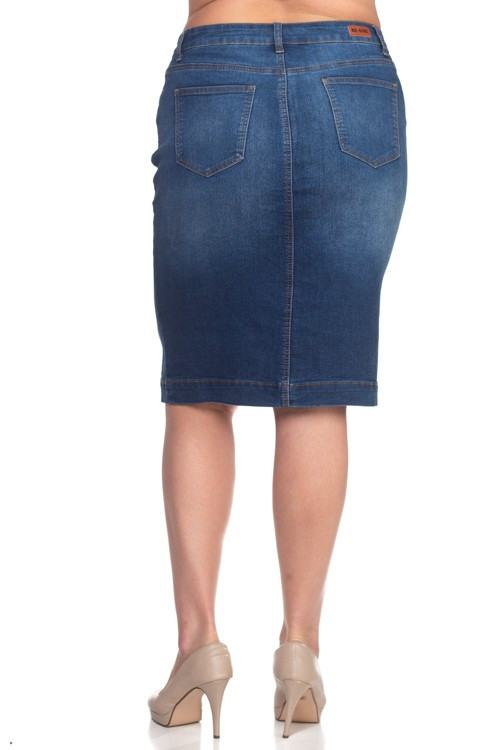 Denim Skirt Plus Size