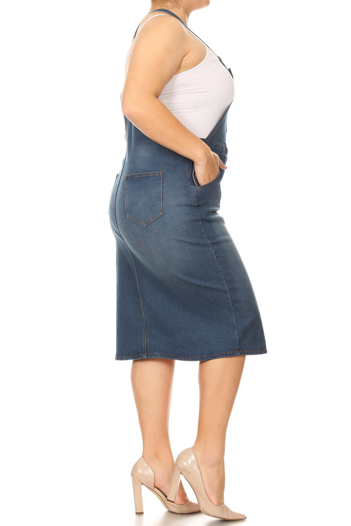 Denim Skirt Plus Size