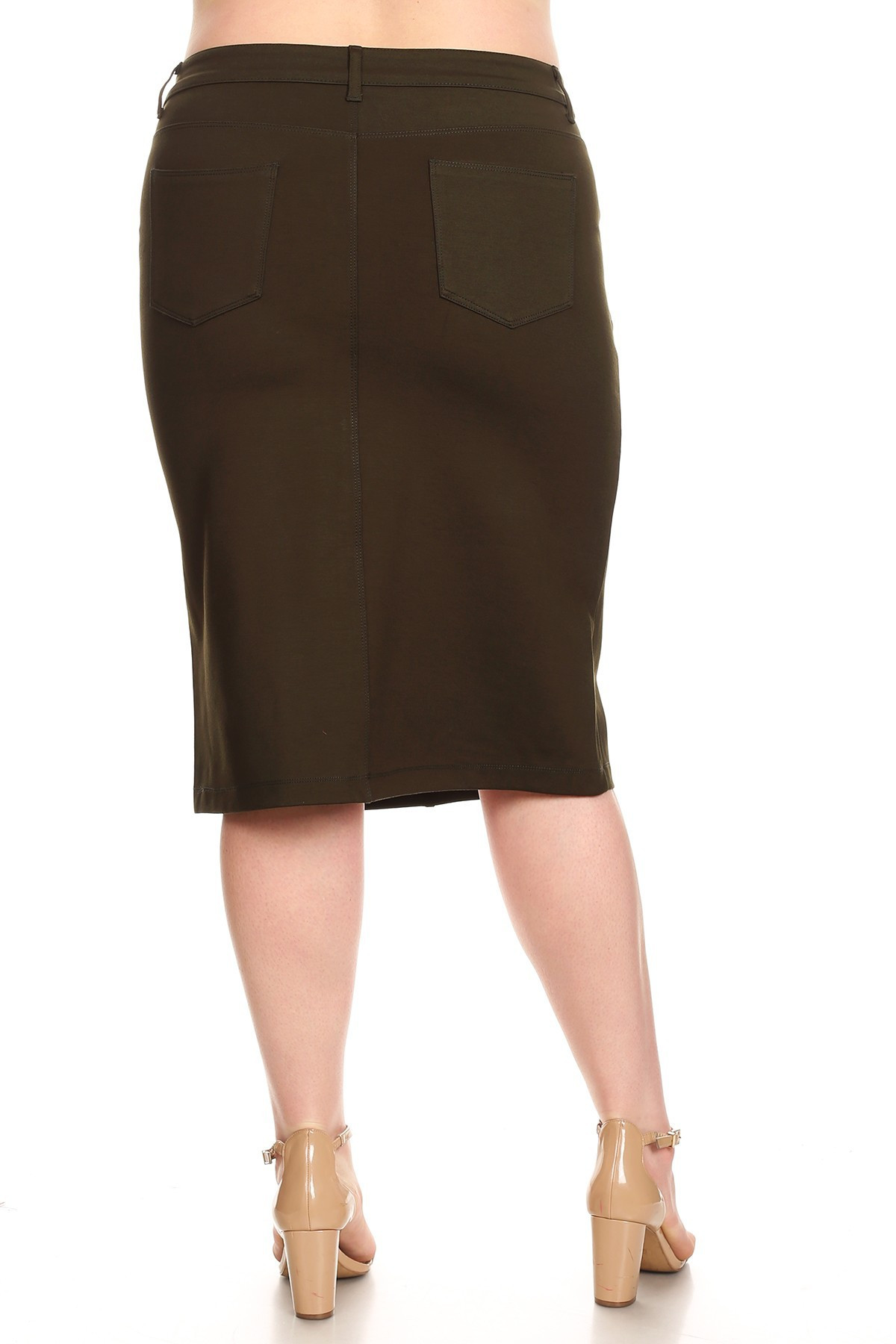 Denim Skirt Plus Size