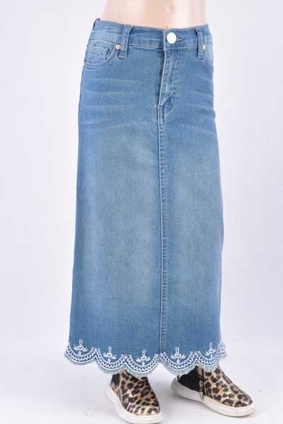 Girl Denim Skirt