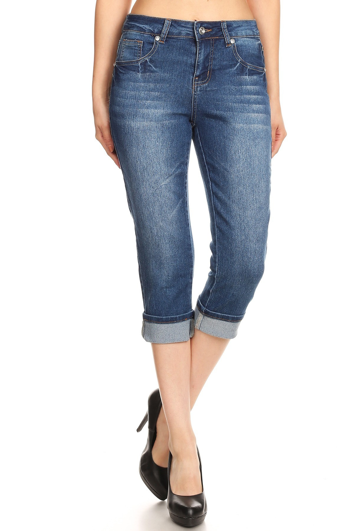 Denim Capri