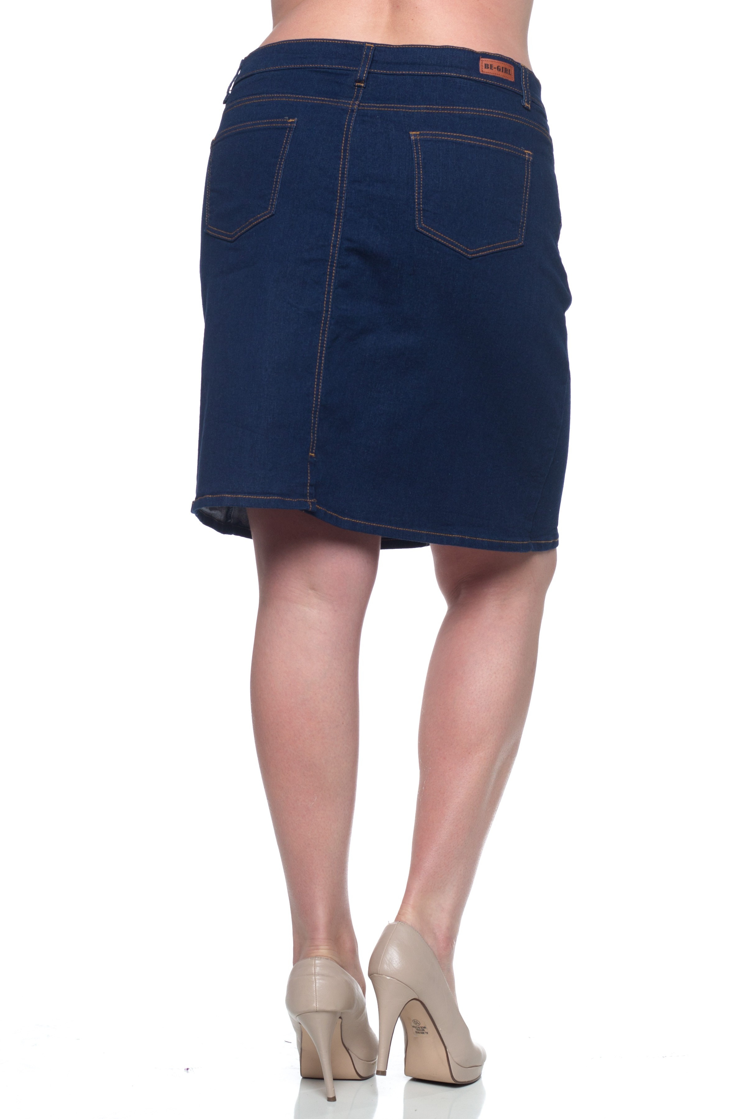 Denim Skirt Plus Size