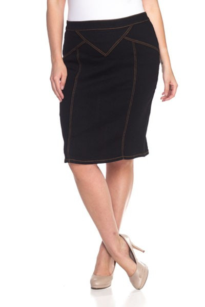 Denim Skirt Plus Size
