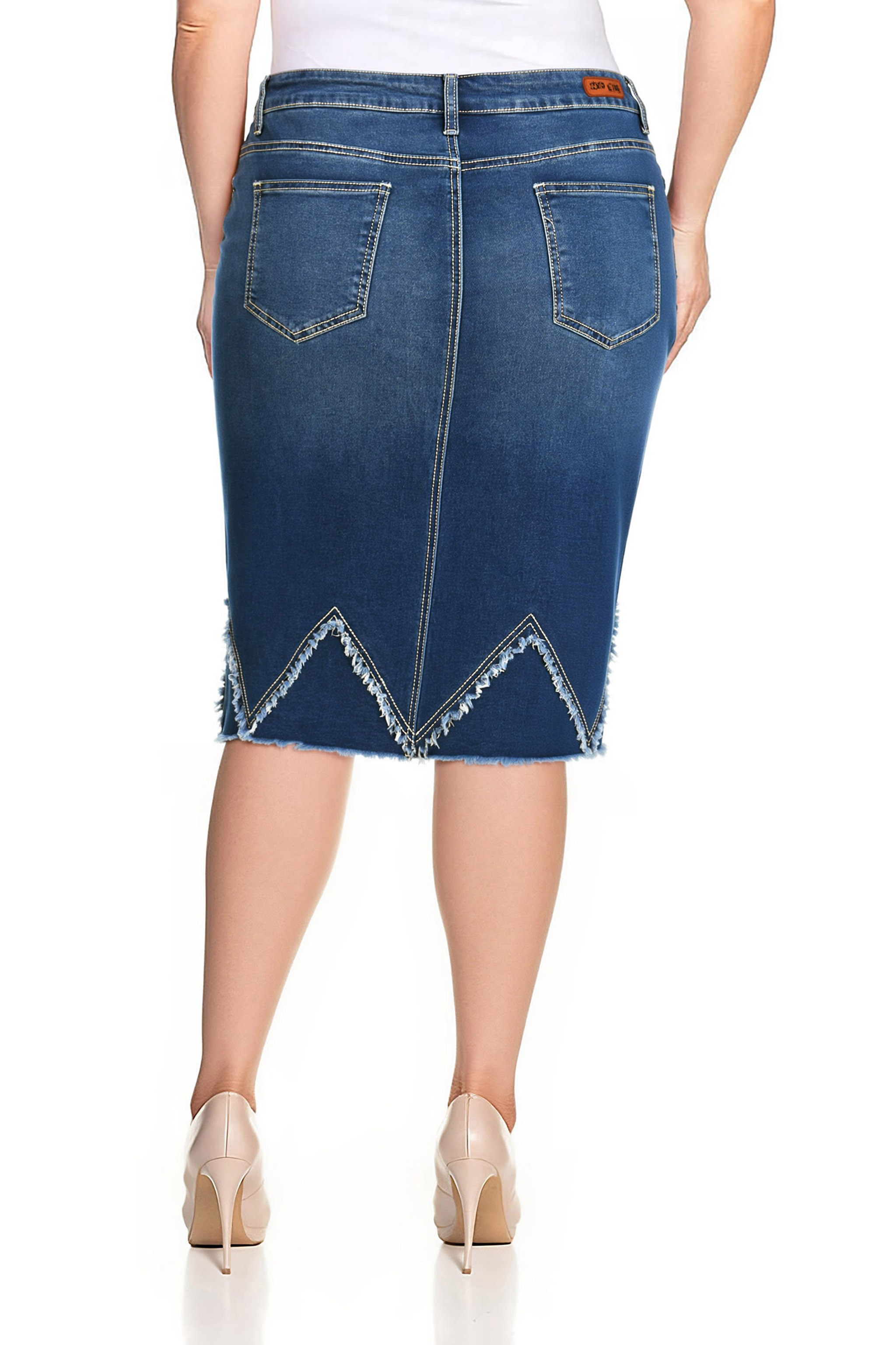 Denim Skirt Plus Size