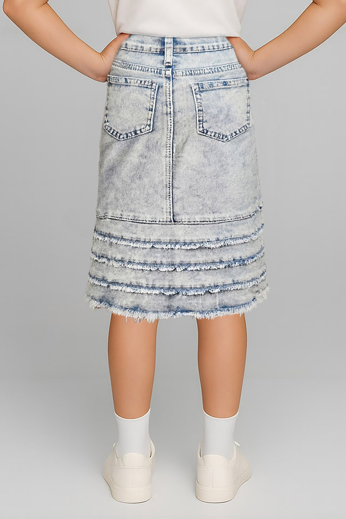 Girls Denim Skirt