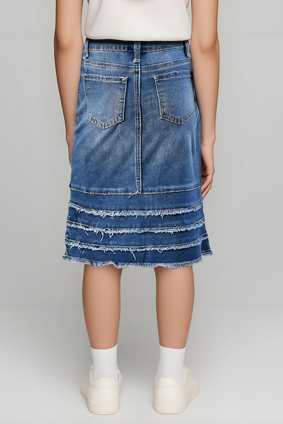 Girls Denim Skirt
