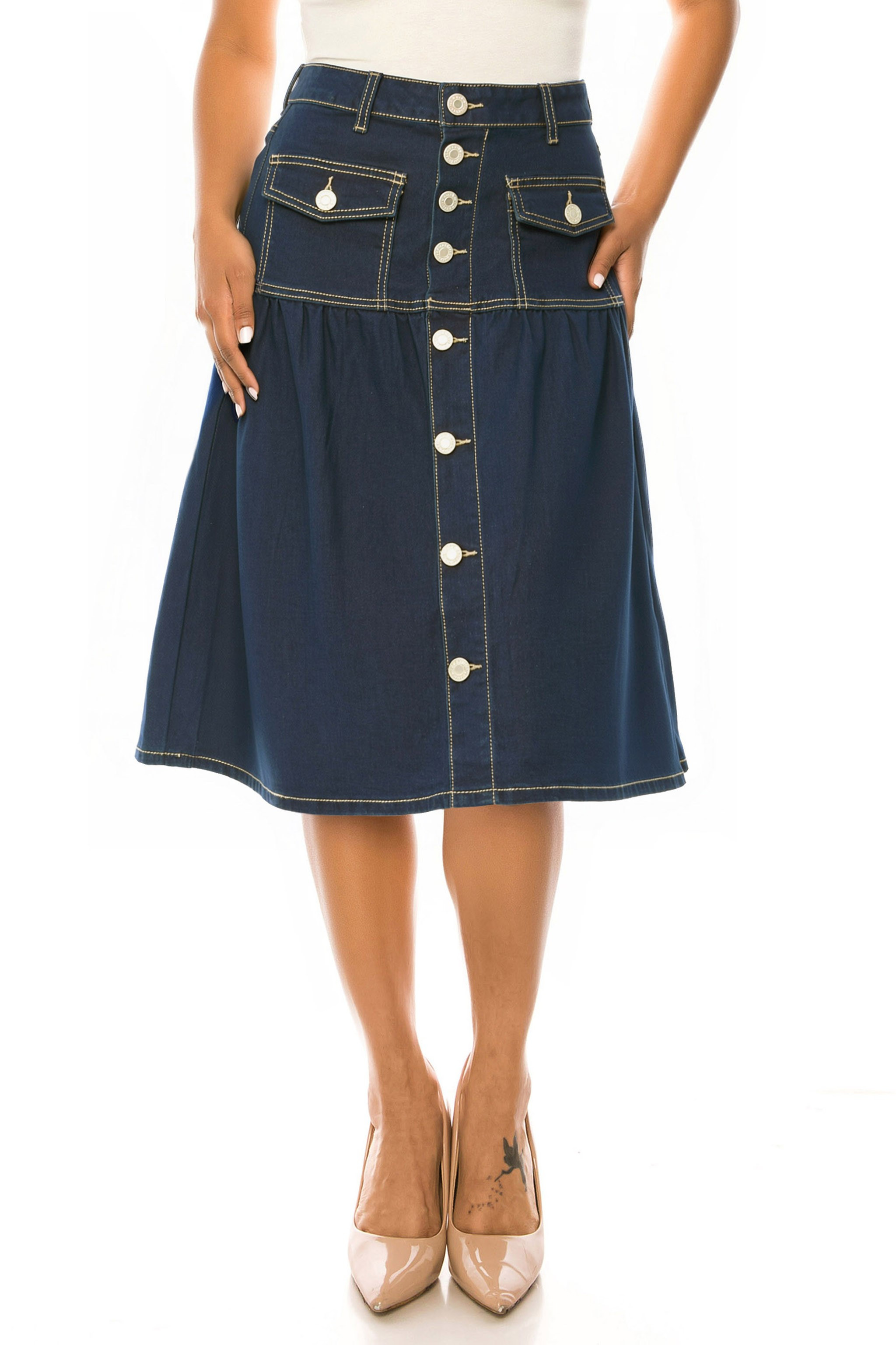 Denim Skirt