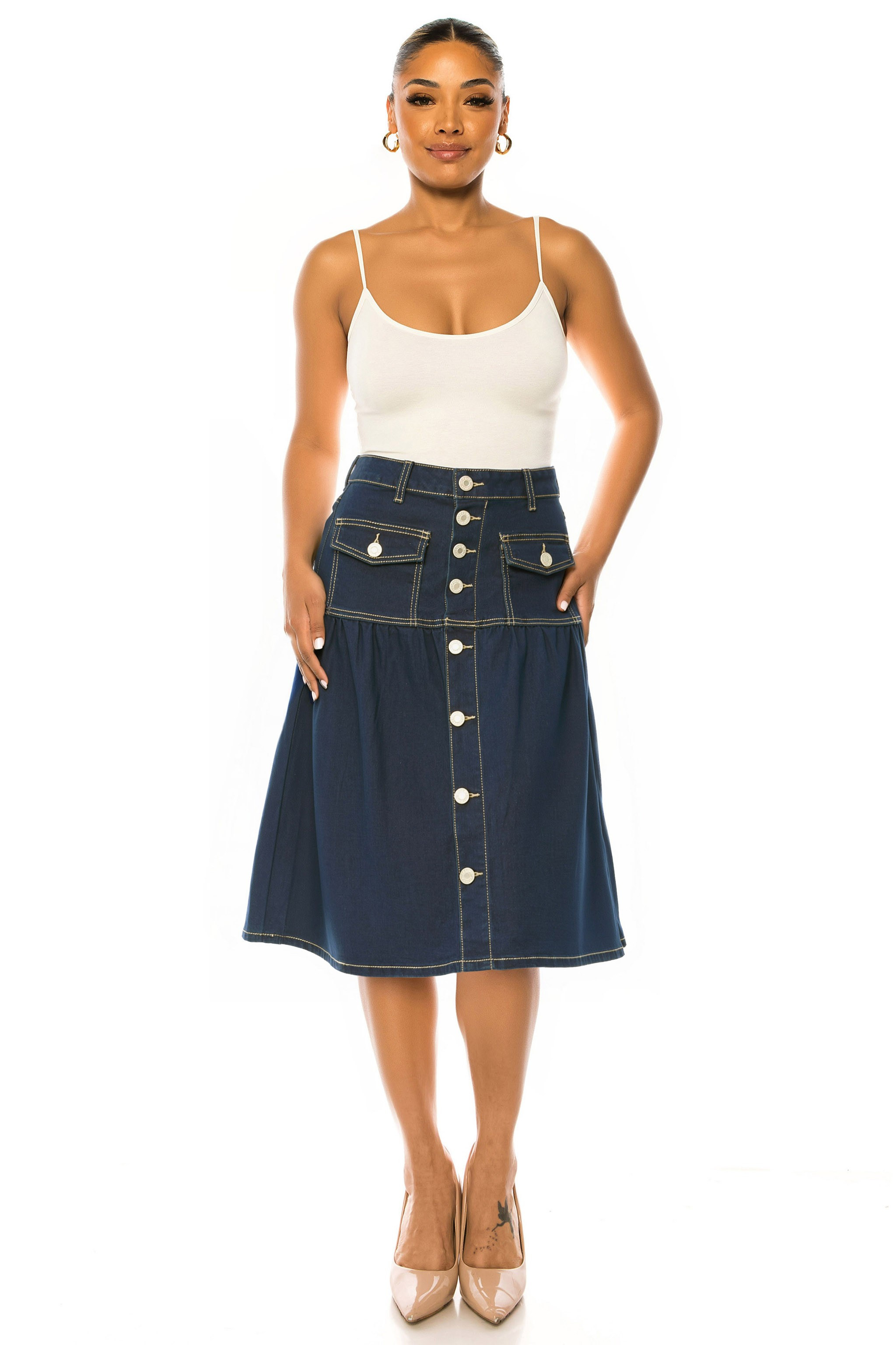 Denim Skirt