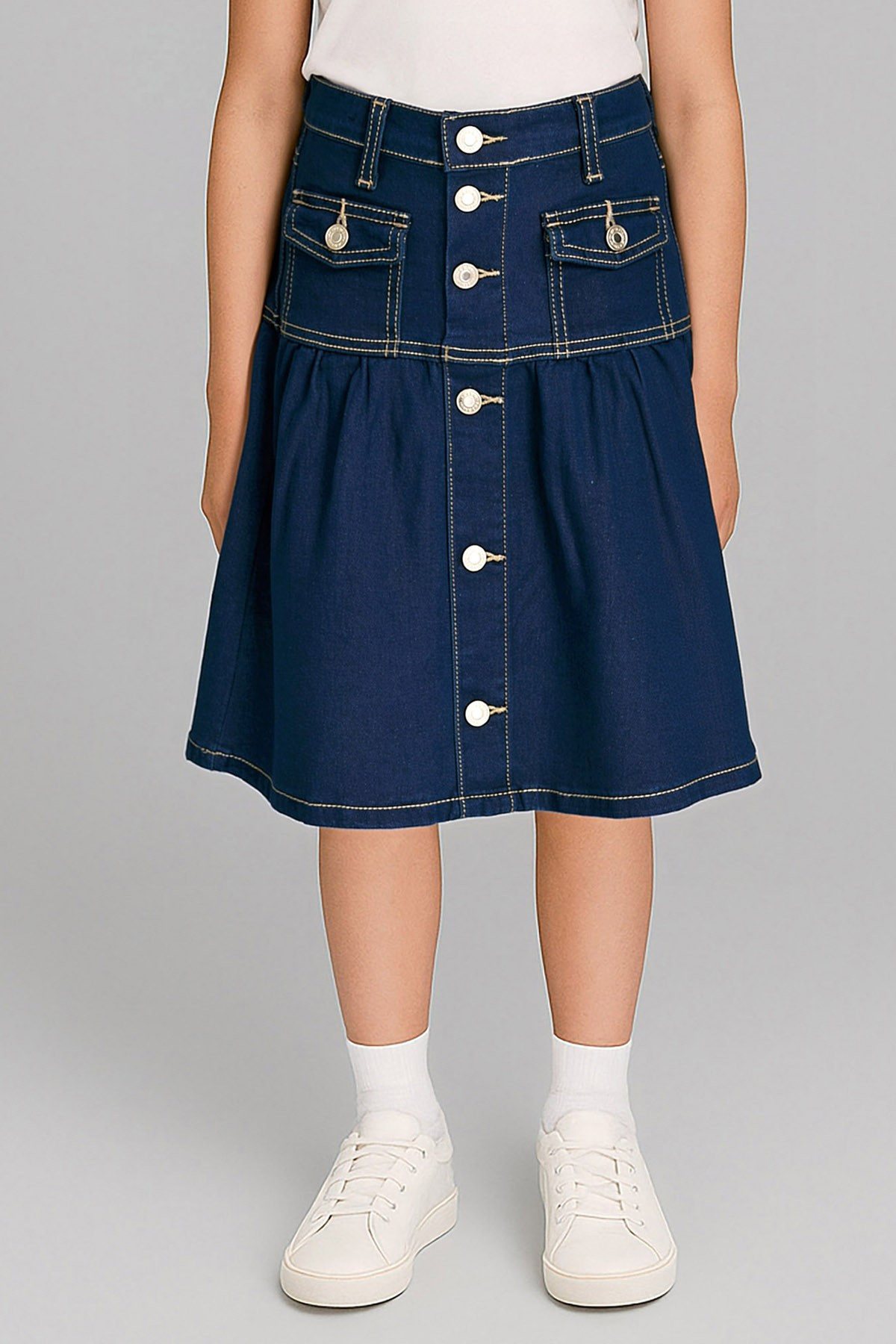 Girls Denim Skirt