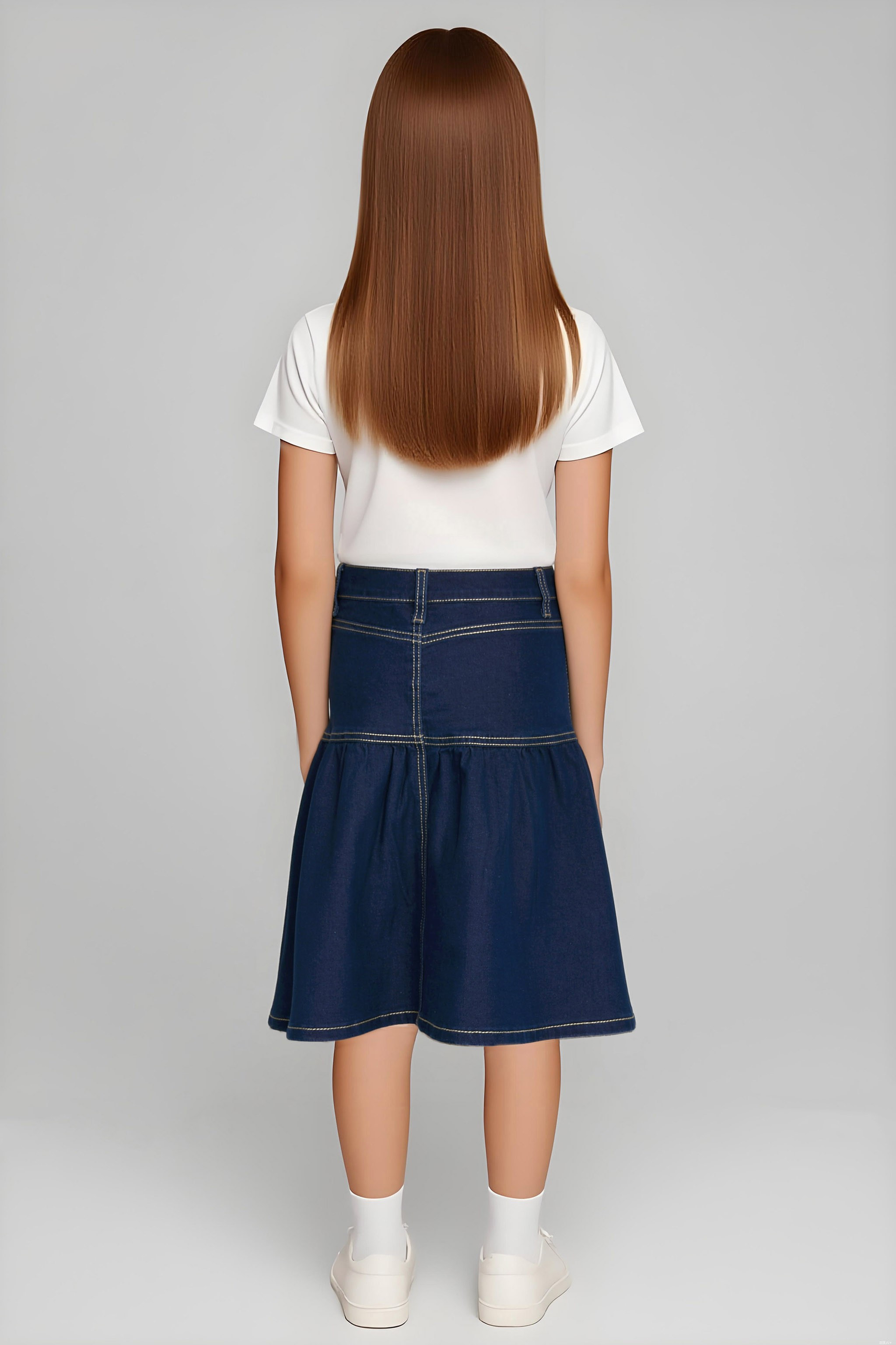 Girls Denim Skirt
