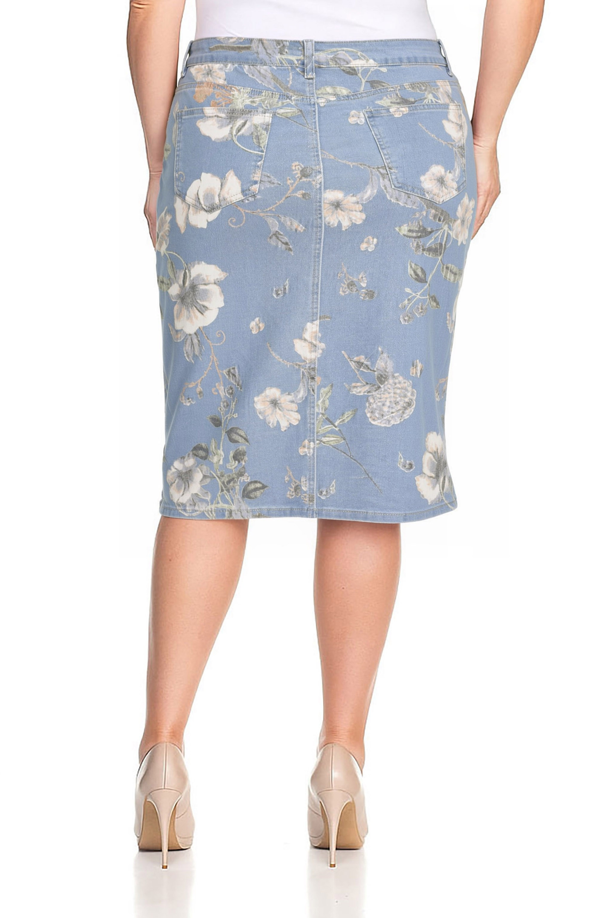 Denim Skirt Plus Size