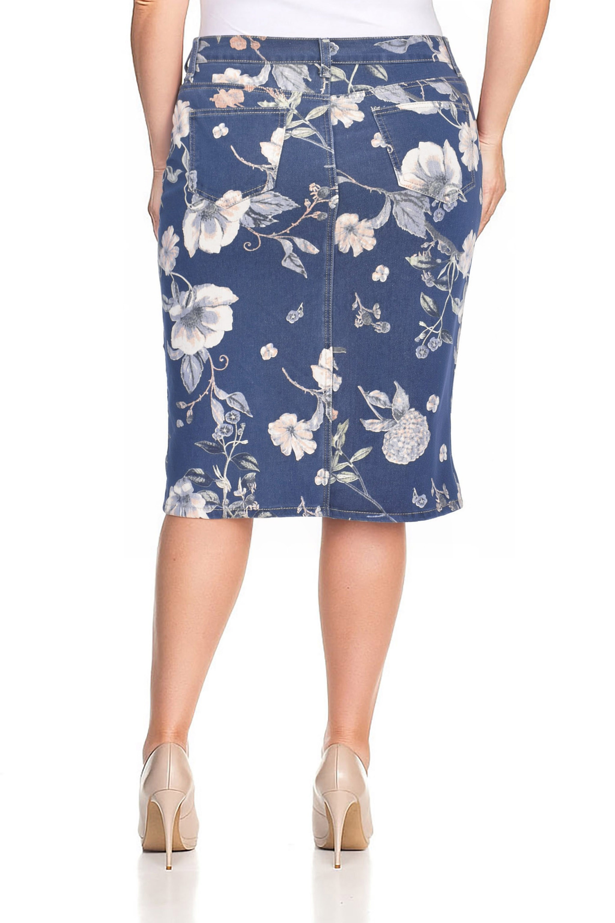 Denim Skirt Plus Size