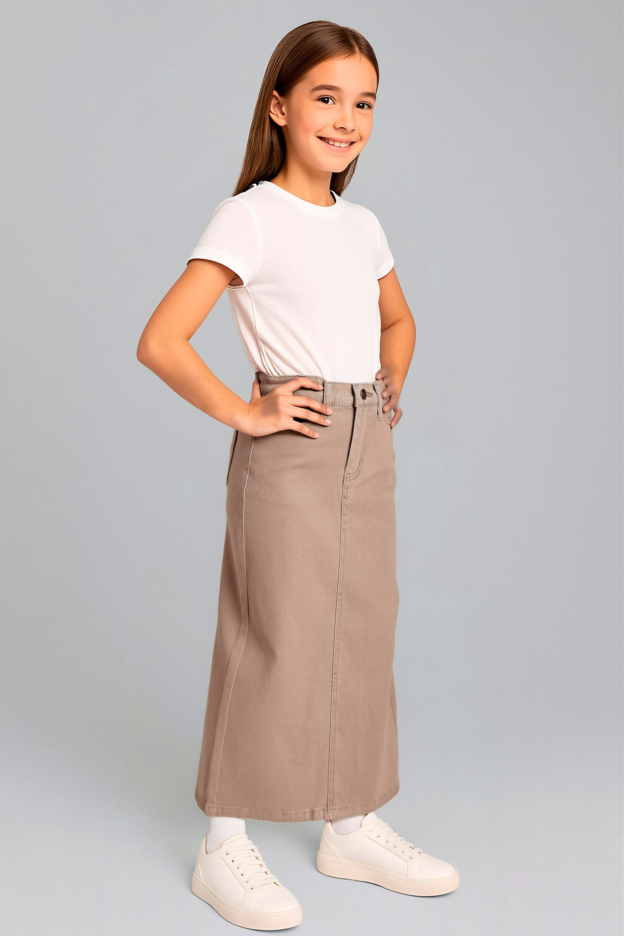 Girls Denim Skirt