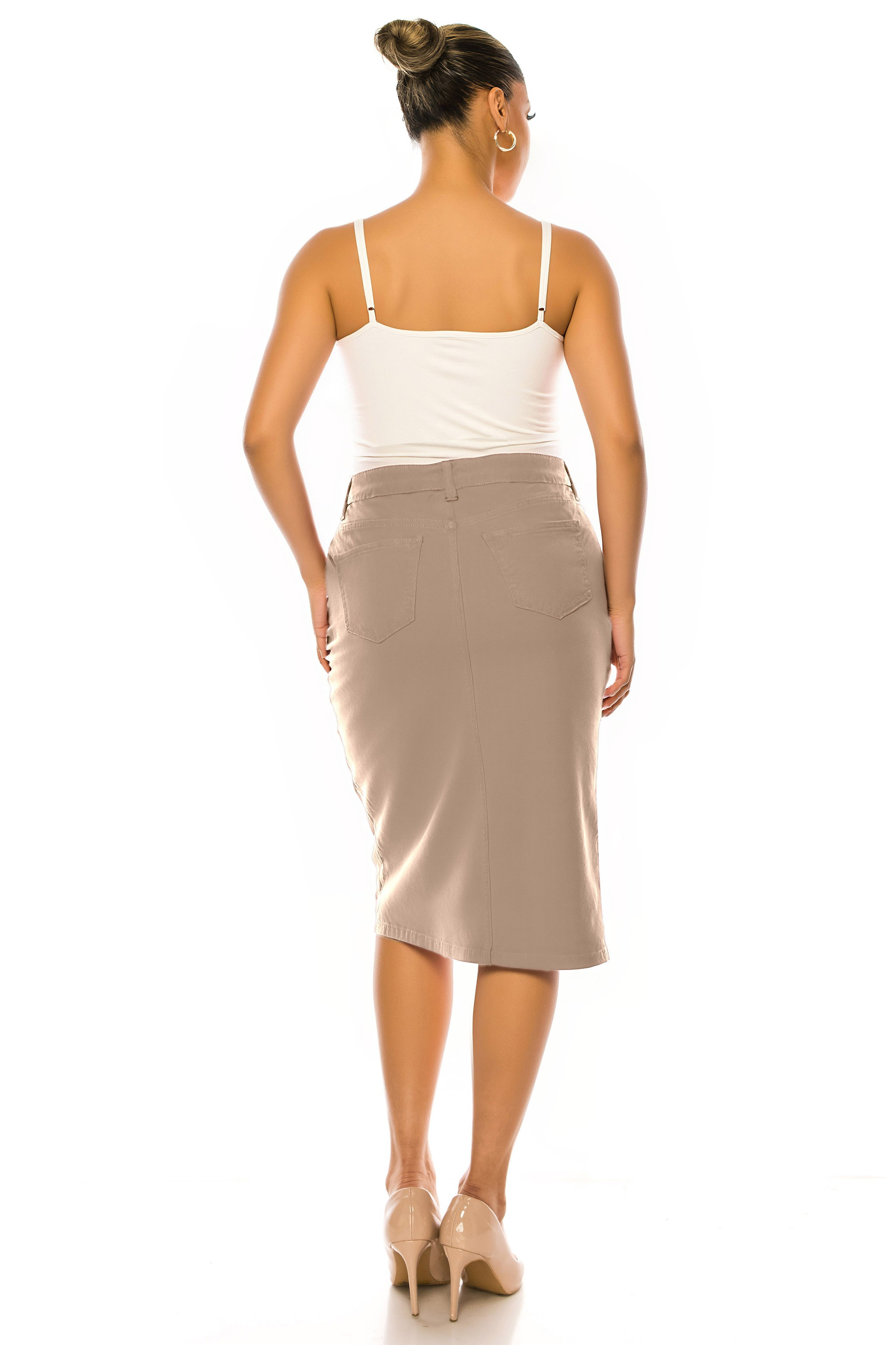 Denim Skirt Plus Size