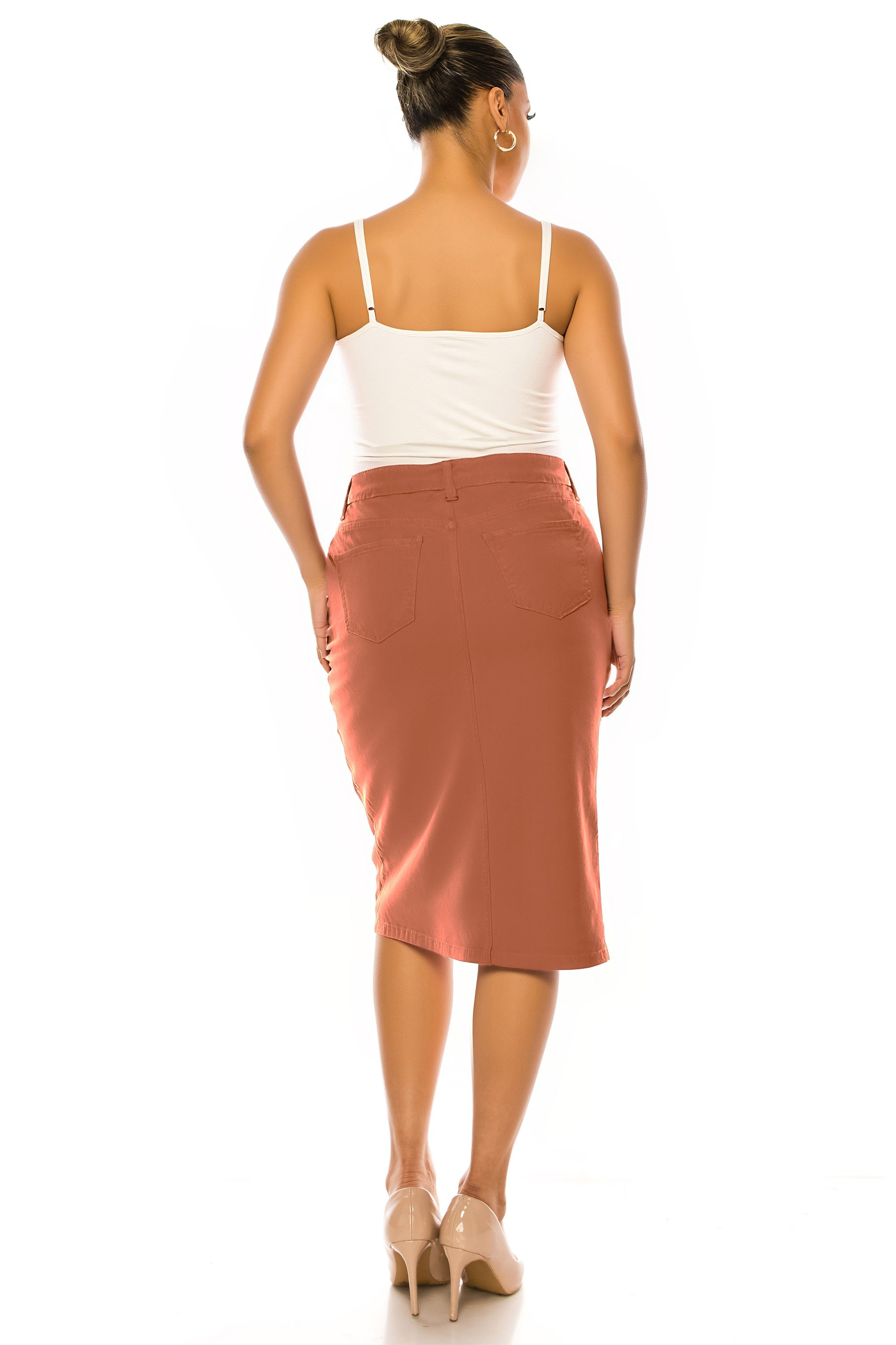 Denim Skirt Plus Size