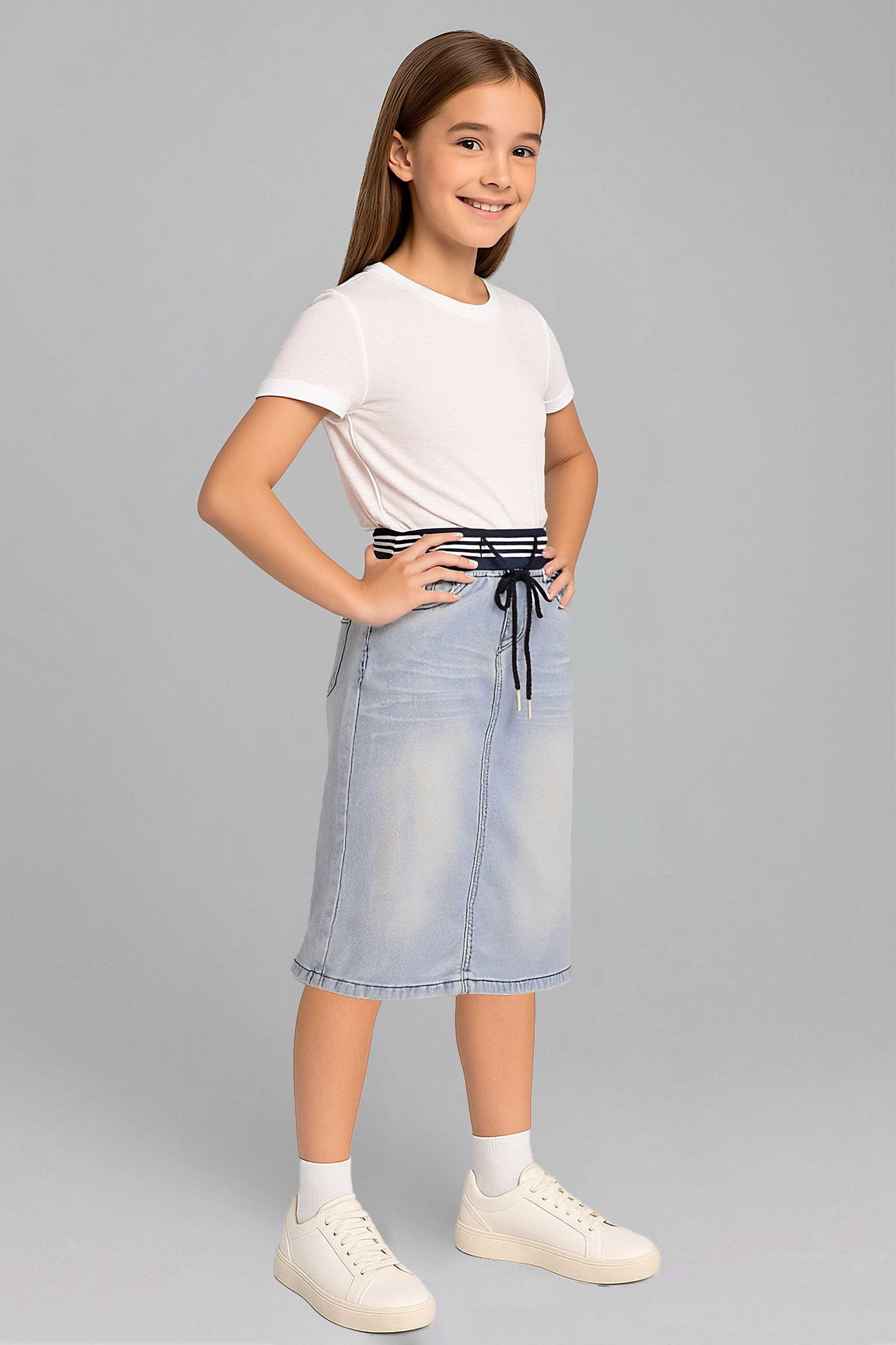 Girl Denim Skirt
