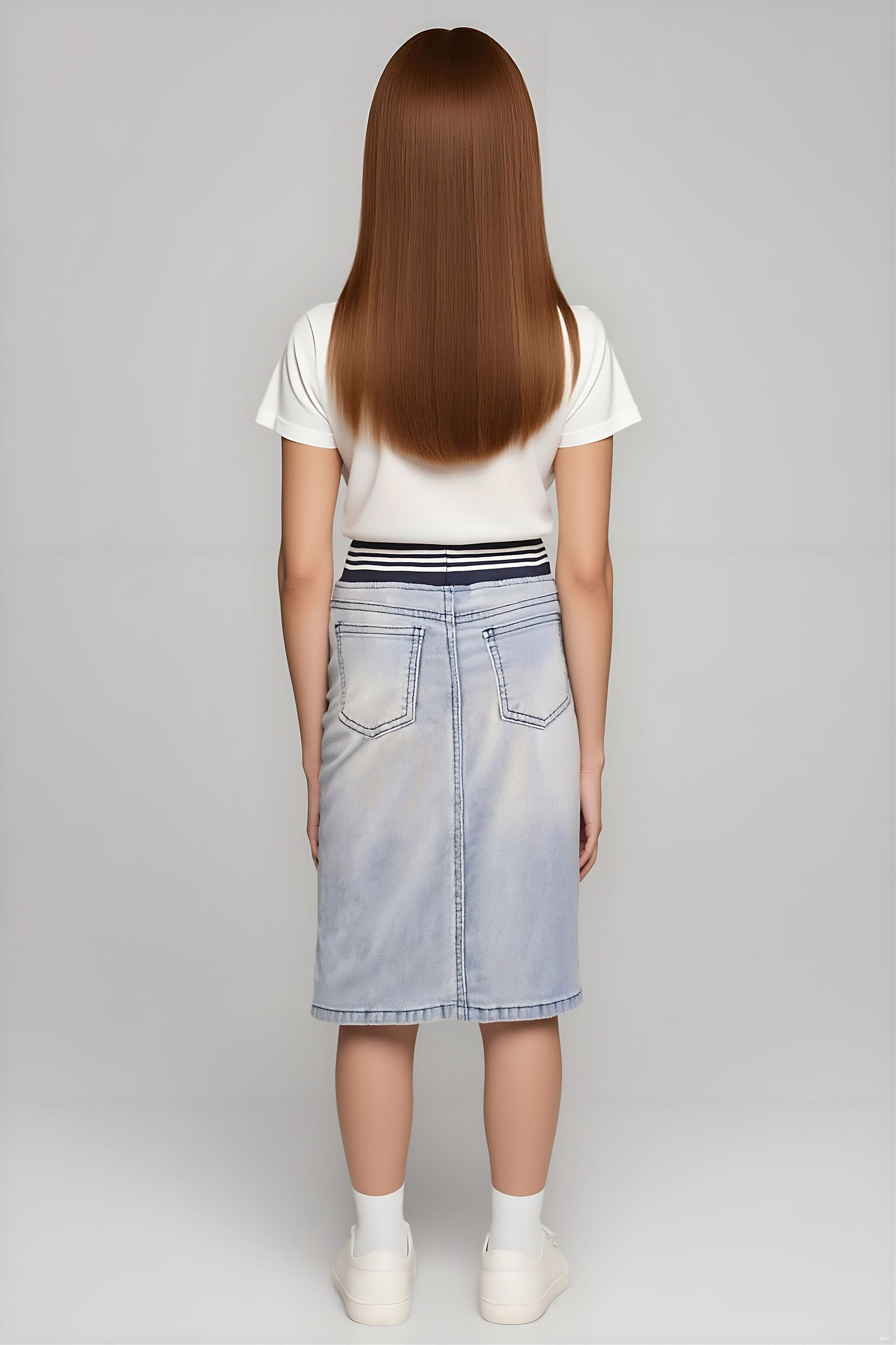 Girl Denim Skirt