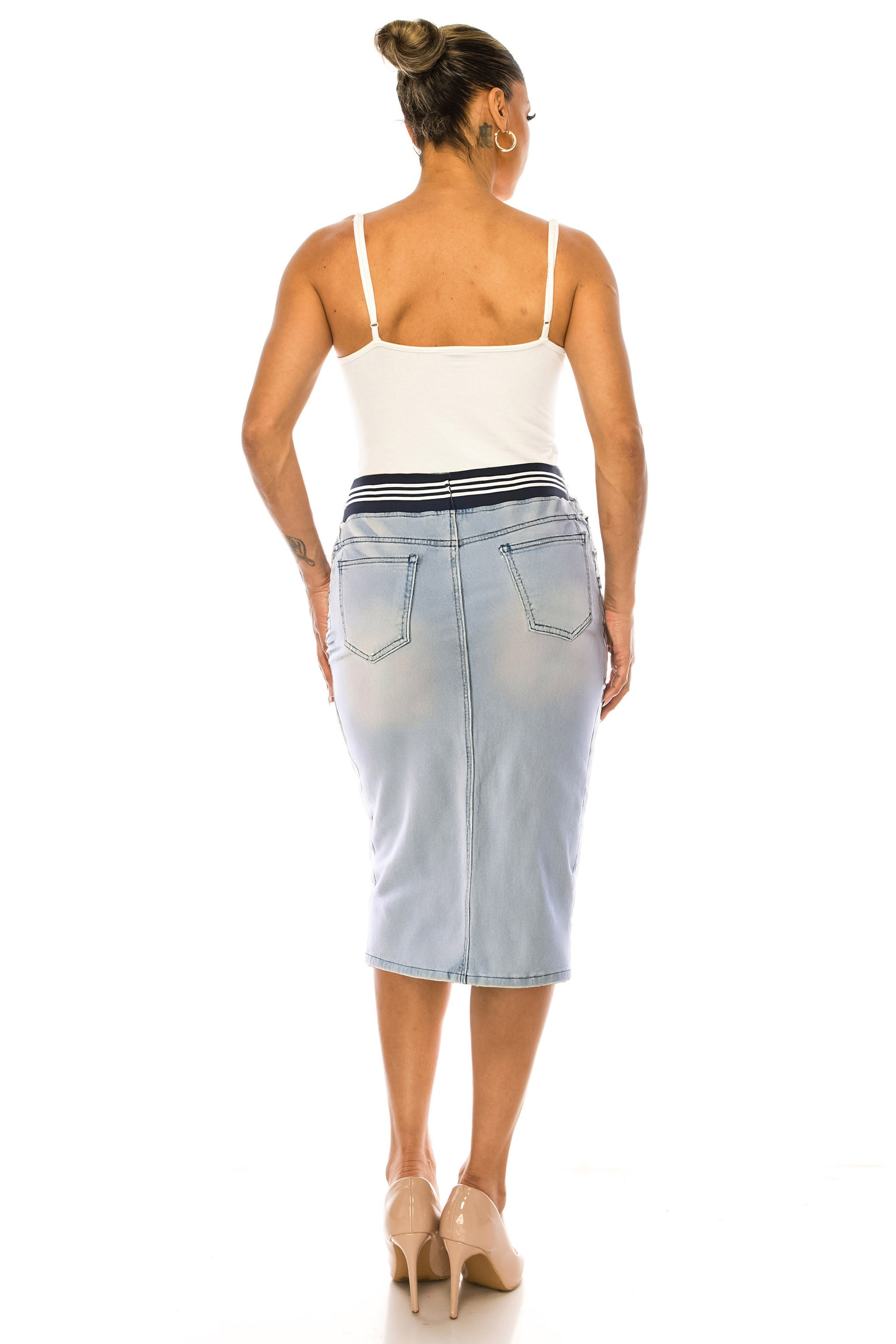 Denim Skirt Plus Size