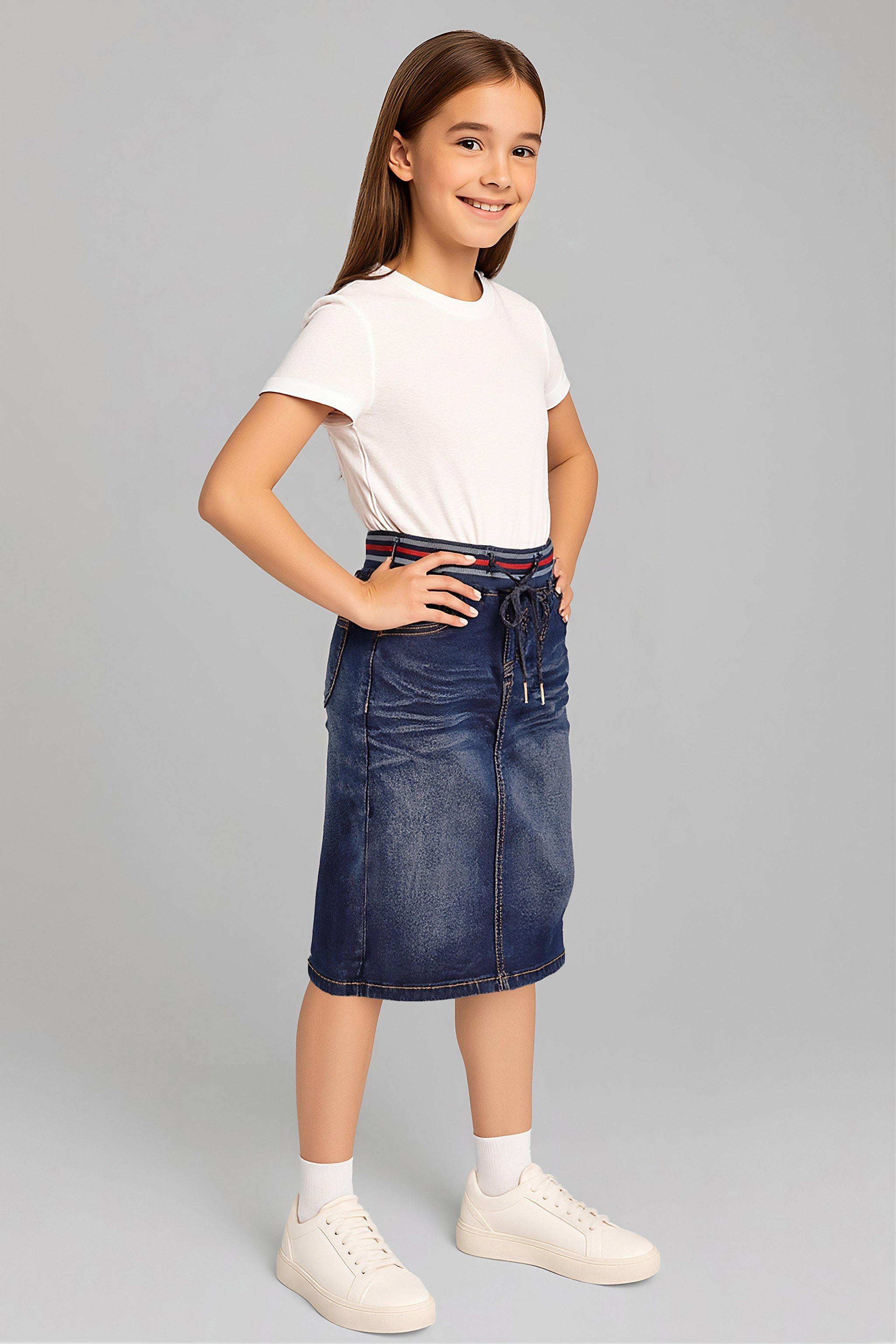 Girl Denim Skirt