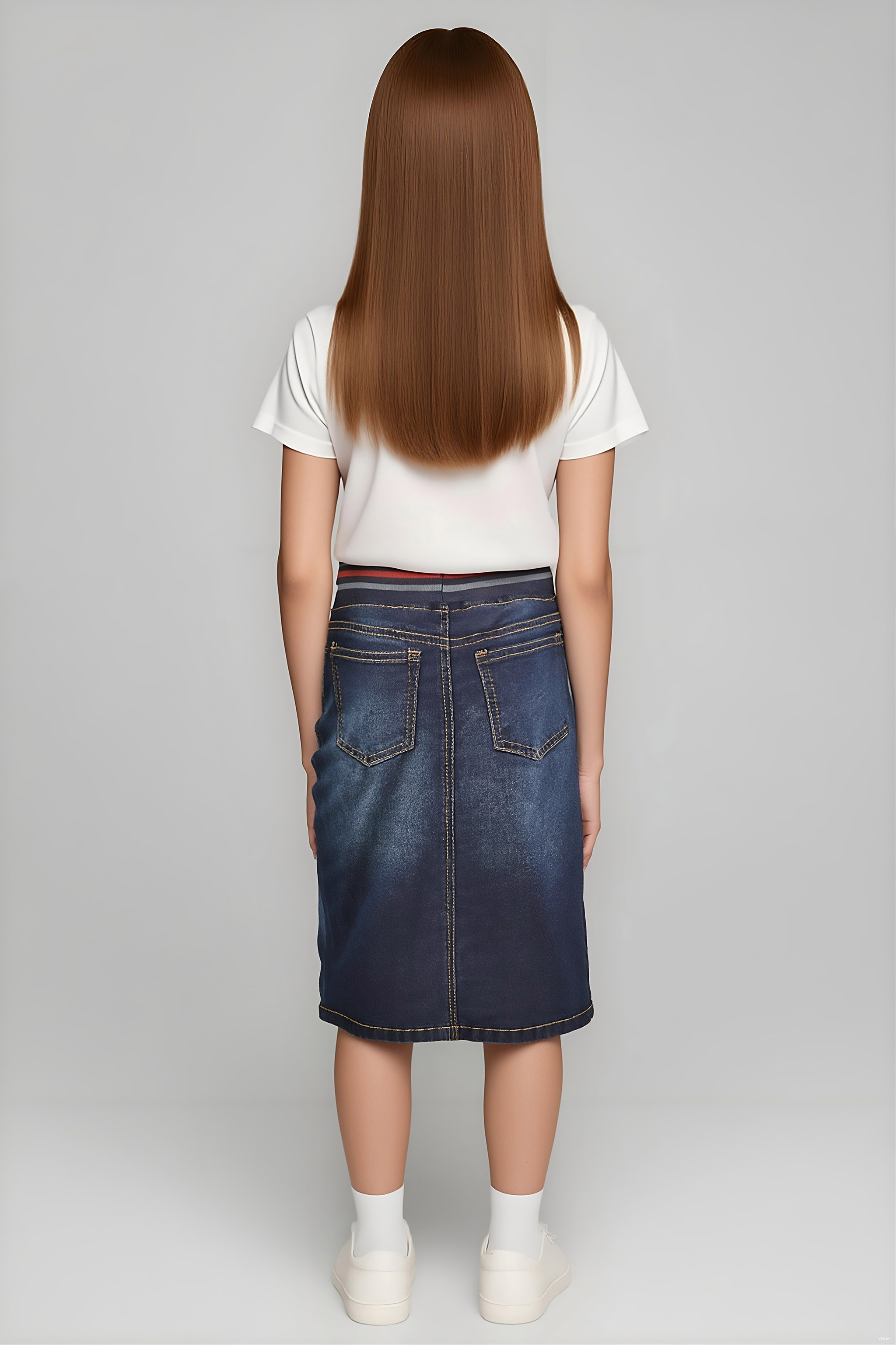 Girl Denim Skirt