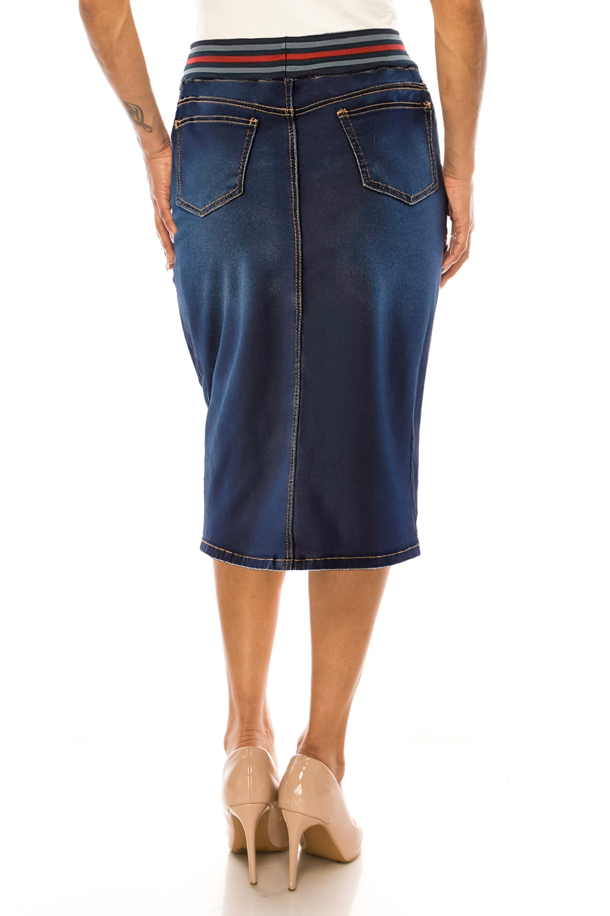 Denim Skirt Plus Size