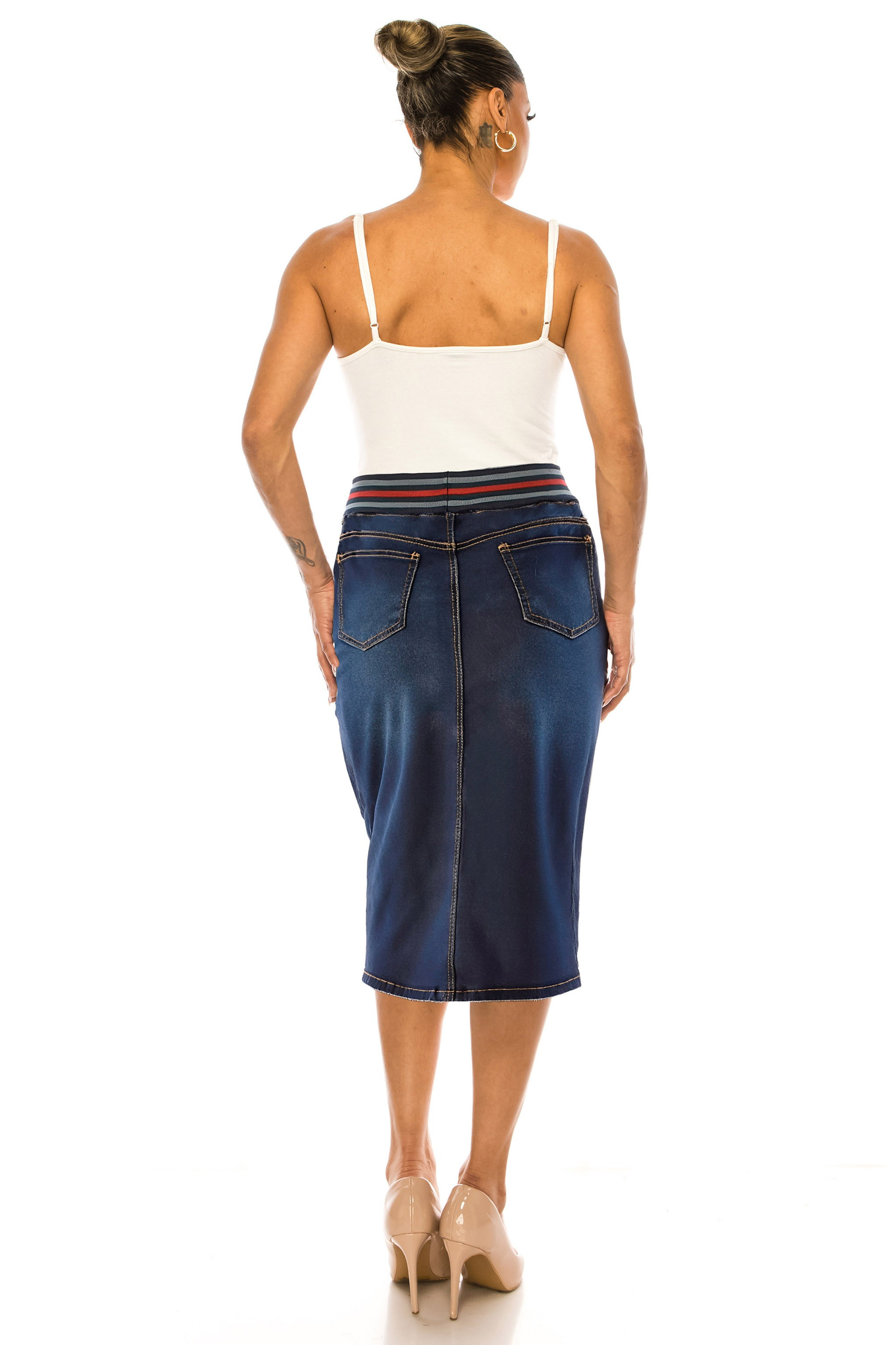 Denim Skirt Plus Size