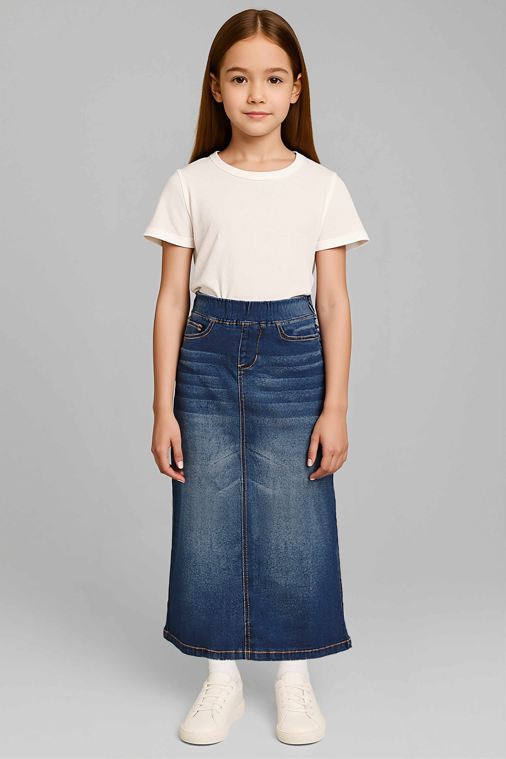 Girl Denim Skirt