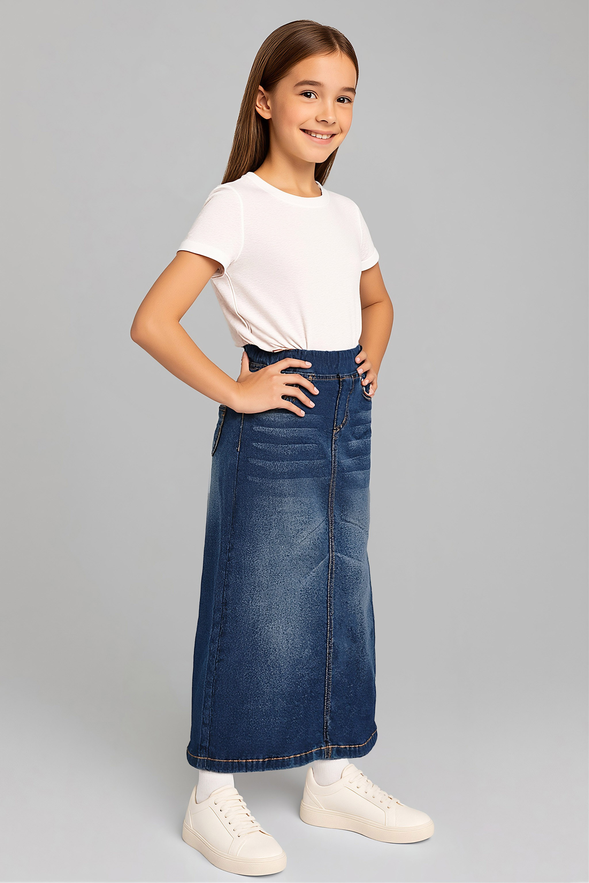 Girl Denim Skirt