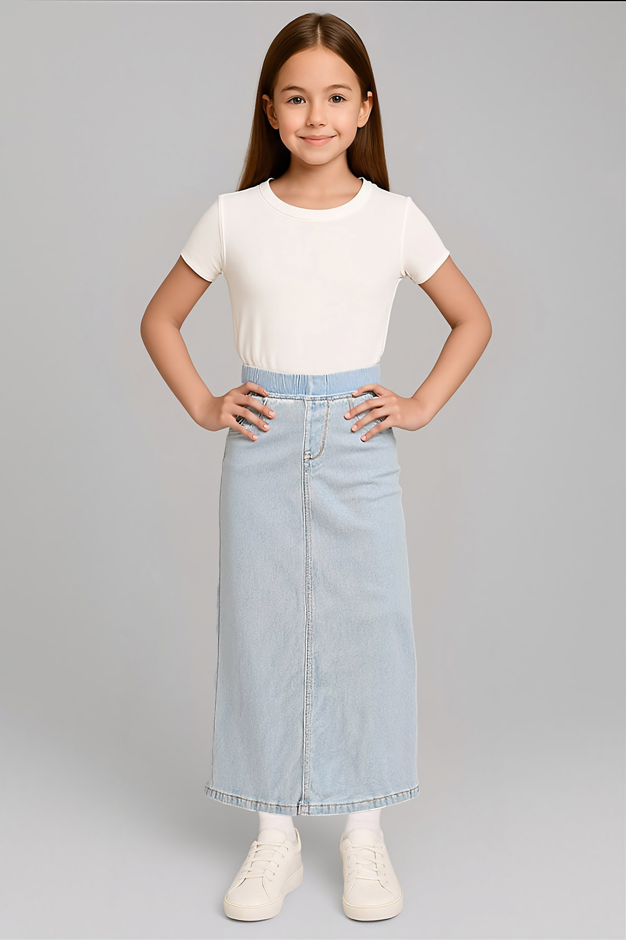 Girl Denim Skirt