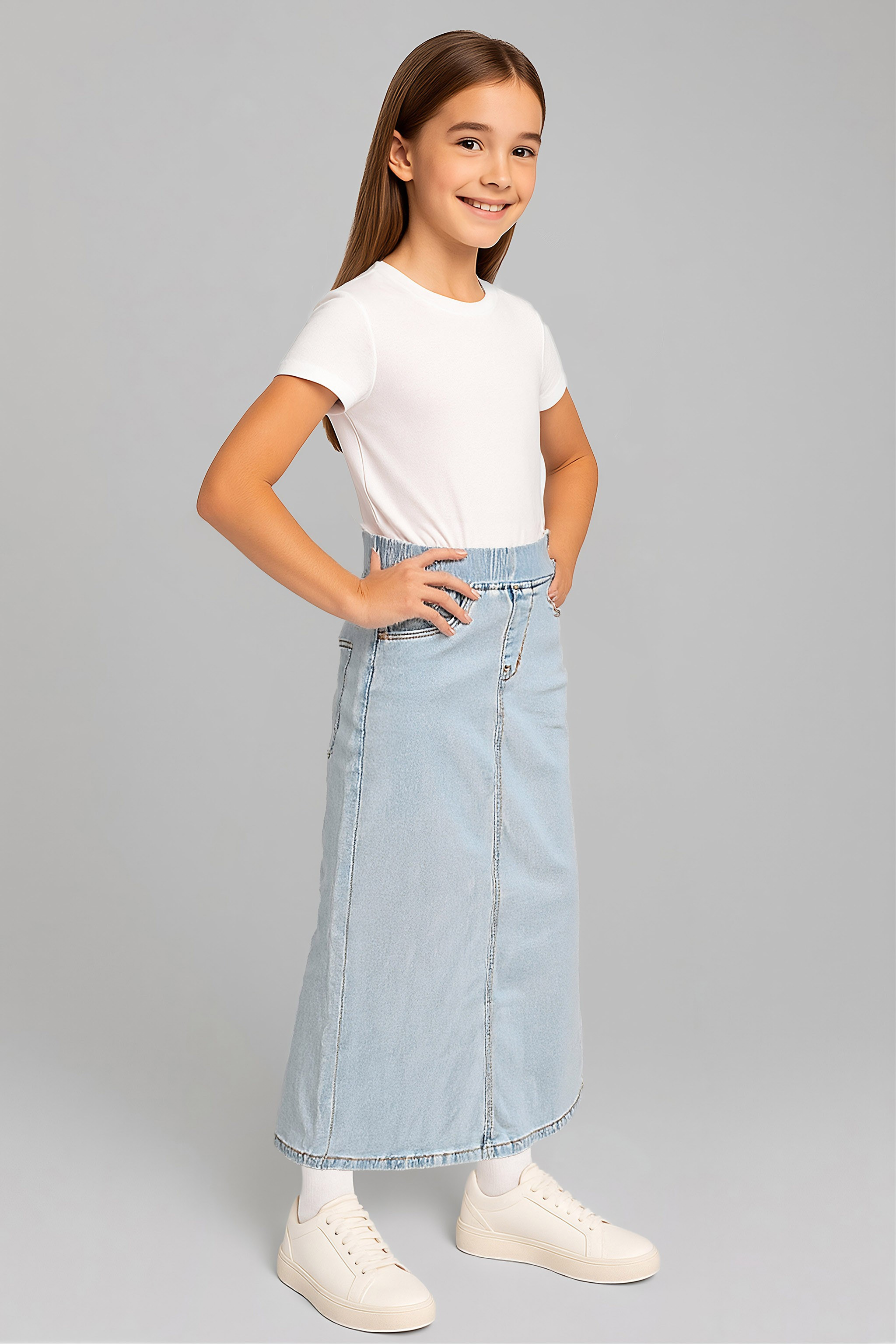 Girl Denim Skirt
