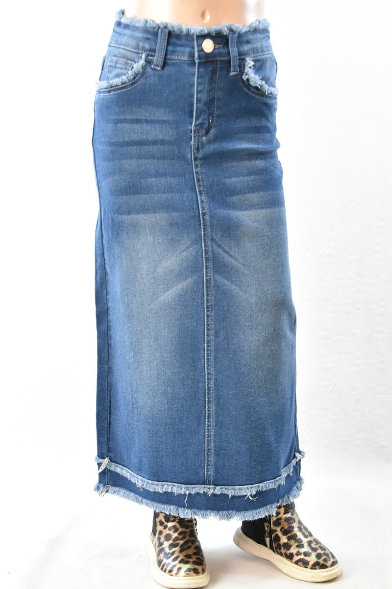 Girls Denim Skirt
