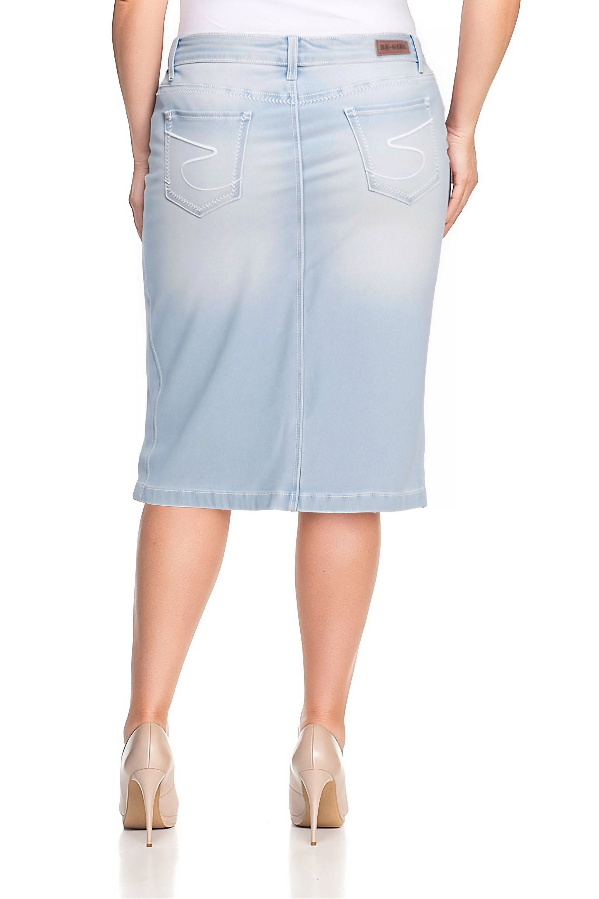 Denim Skirt Plus Size