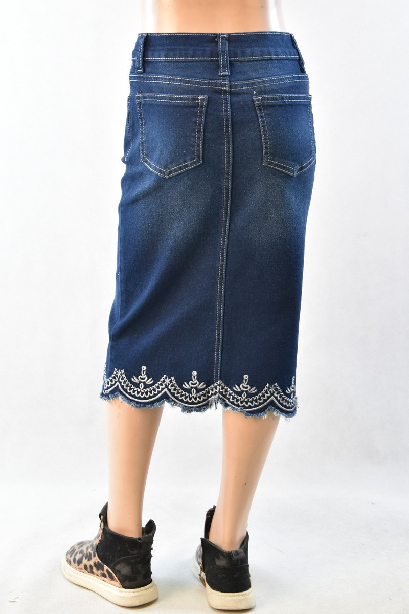 Girls Denim Skirt