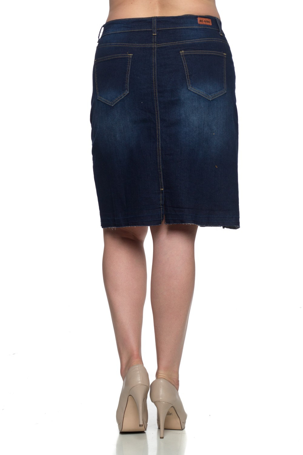 Denim Skirt Plus Size