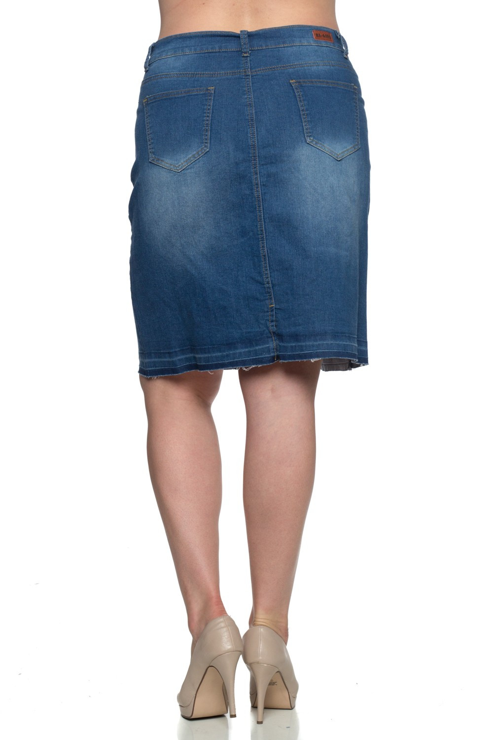 Denim Skirt Plus Size