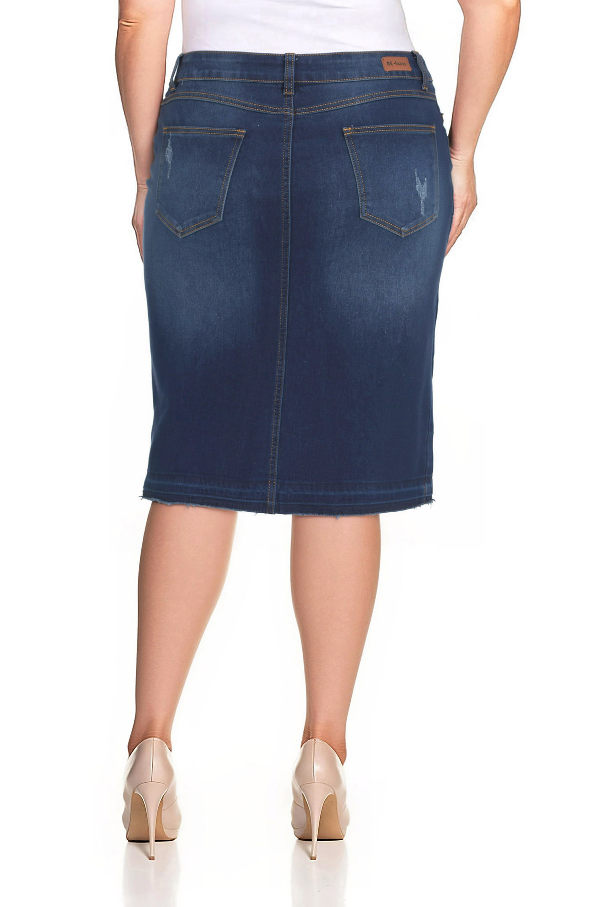 Denim Skirt Plus Size