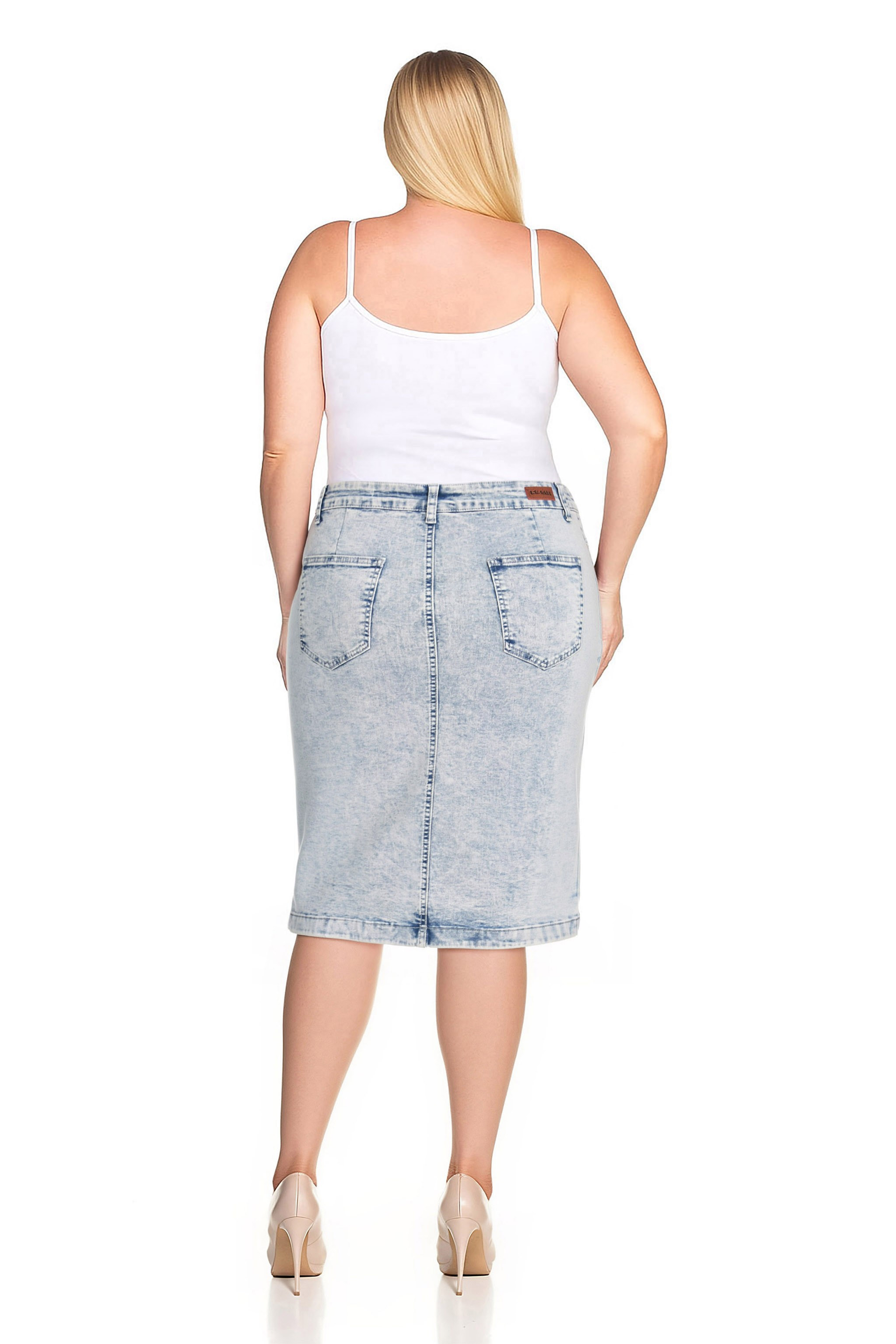 Denim Skirt Plus Size