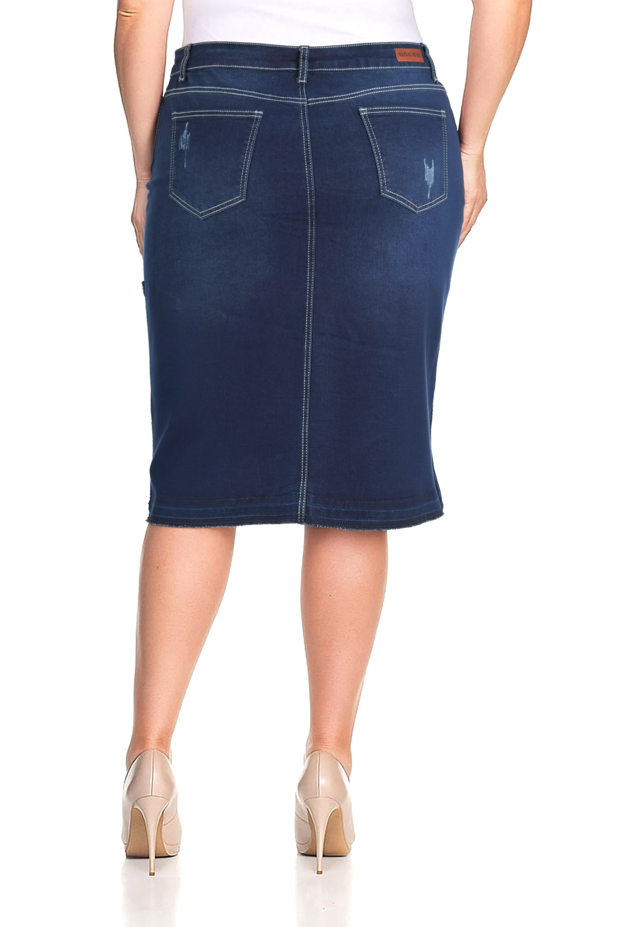 Denim Skirt Plus Size