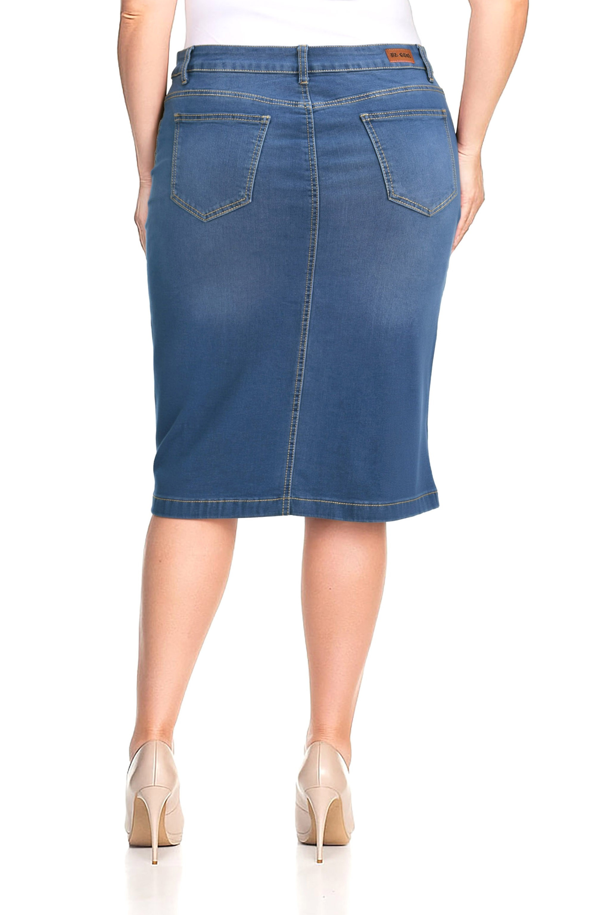 Denim Skirt Plus Size
